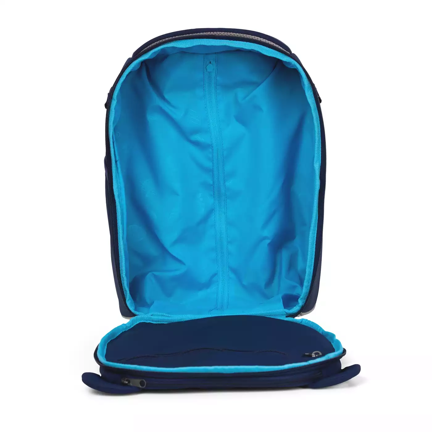 Kinderkoffer, Affenzahn, Blau – Produktansicht