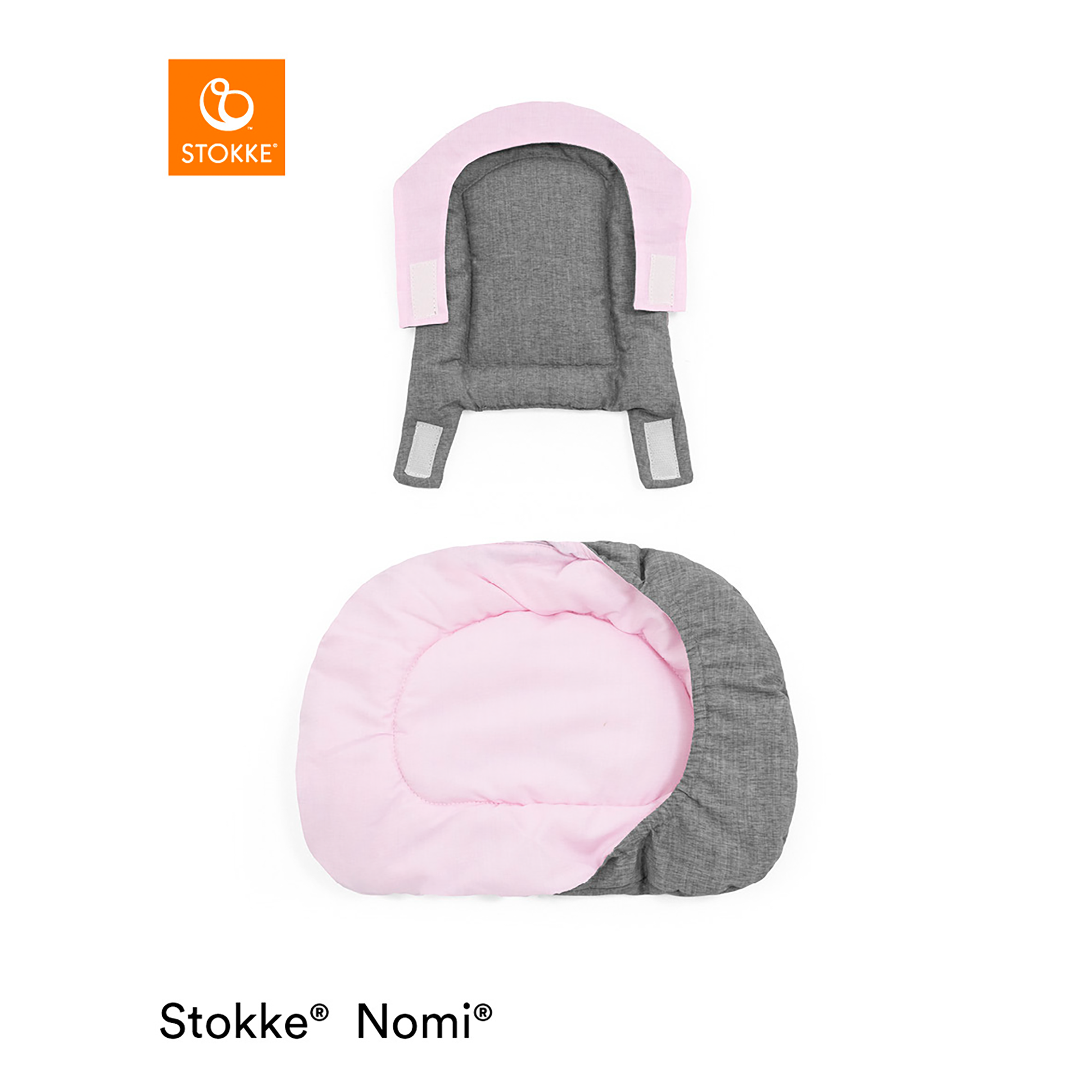 Nomi® Kissen Grey/ Pink STOKKE Pink 2000584233304 1