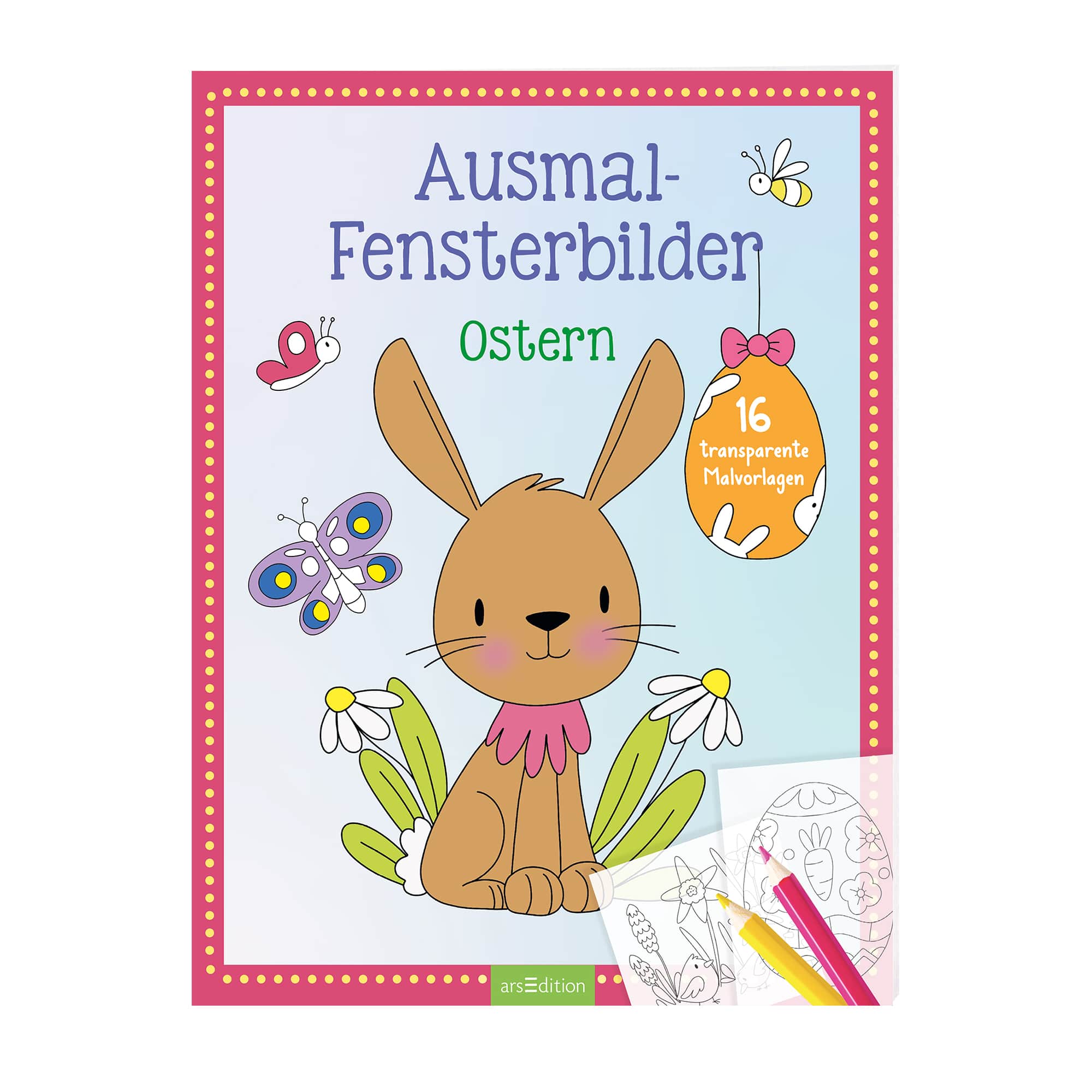 Malbücher, arsEdition, Pink – Besonderheit: abwechslungsreiche Motive zum Ausmalen