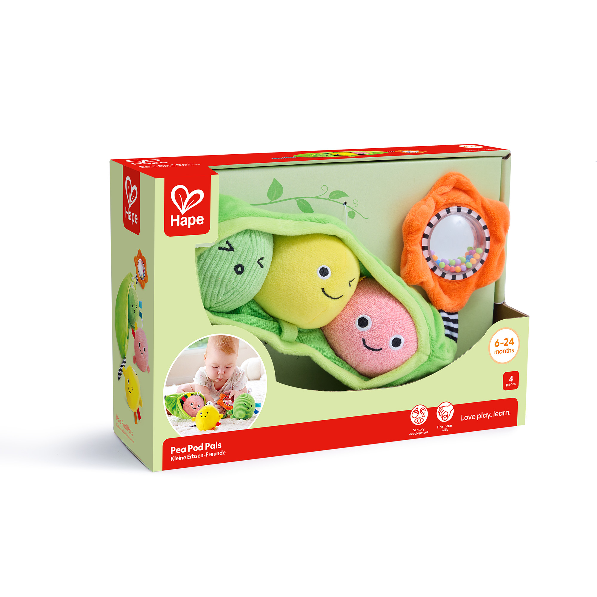 Rasseln & Greiflinge, Hape, Mehrfarbig – Produktansicht