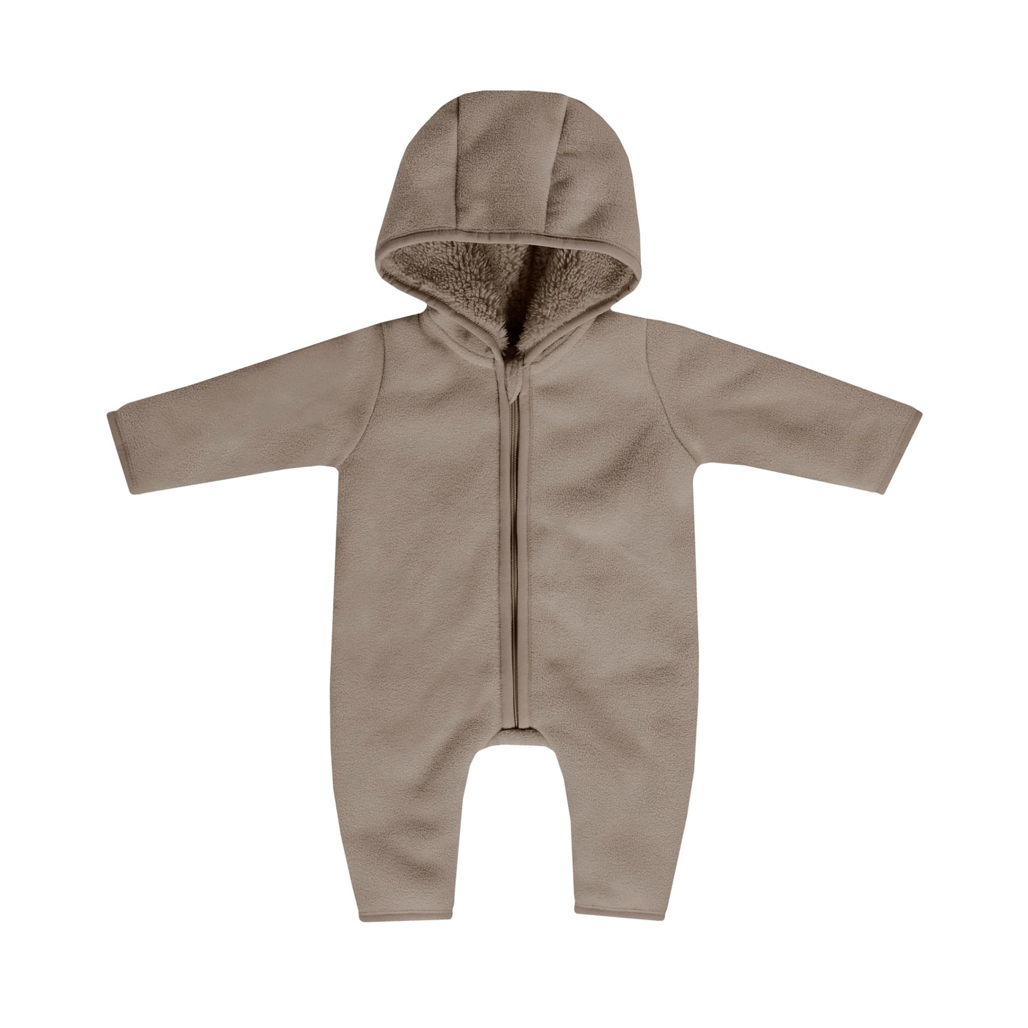 Fleece Overalls, LITTLE ONE, Braun – Produktansicht