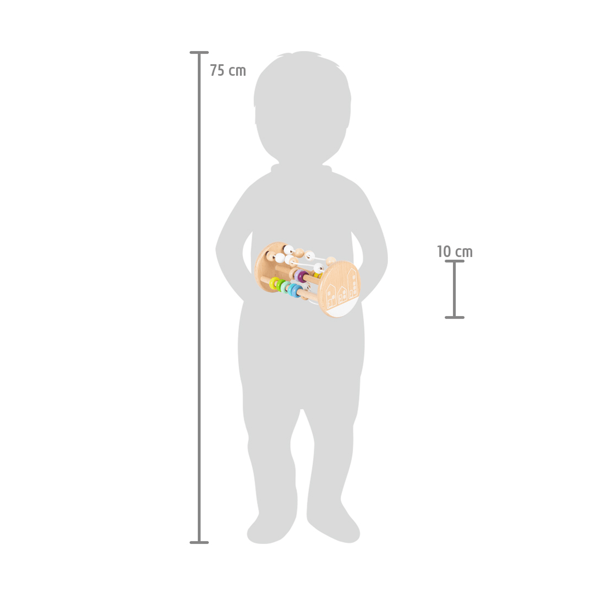 Motorikwürfel, small foot, Mehrfarbig – Produktansicht