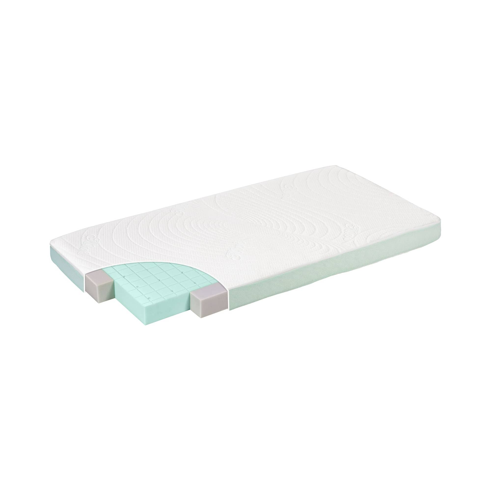 Matratzen 70 x 140 cm, Alvi, Weiß – Besonderheit: aus 70% Polyester und 30% Lyocell