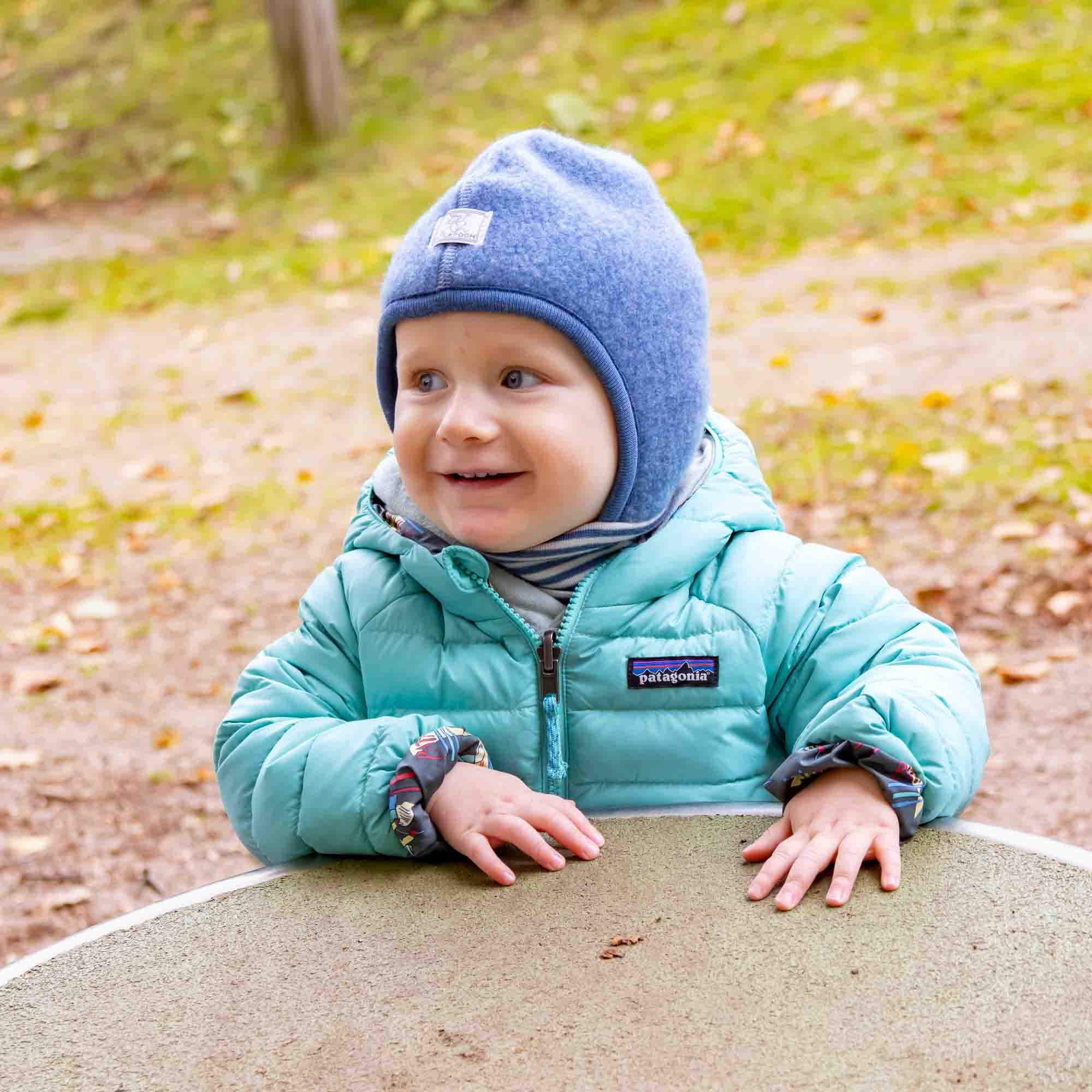 Wollfleece Mützen, PICKAPOOH, Blau – Produktansicht