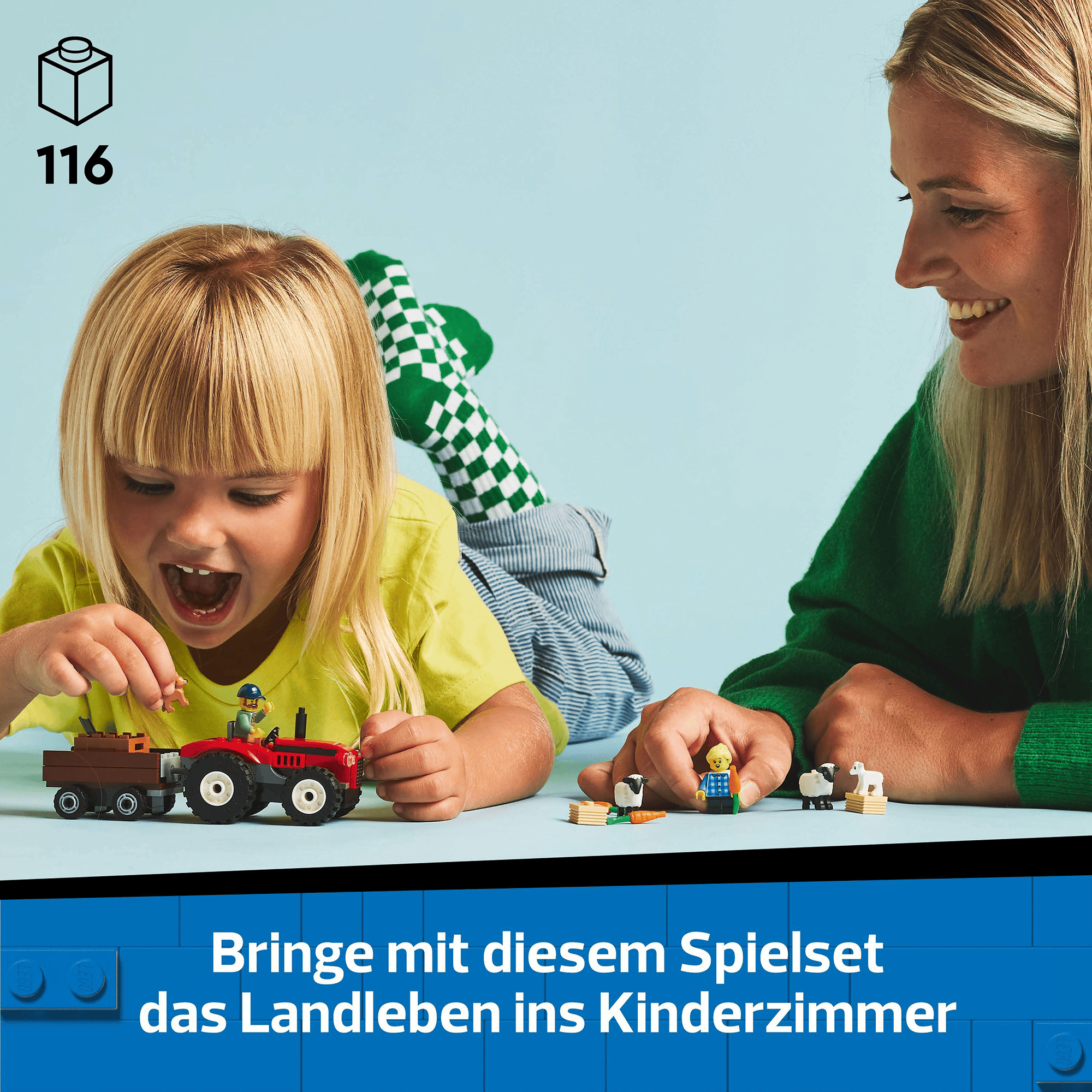 Konstruktionsspielzeug, LEGO, Mehrfarbig – Produktansicht