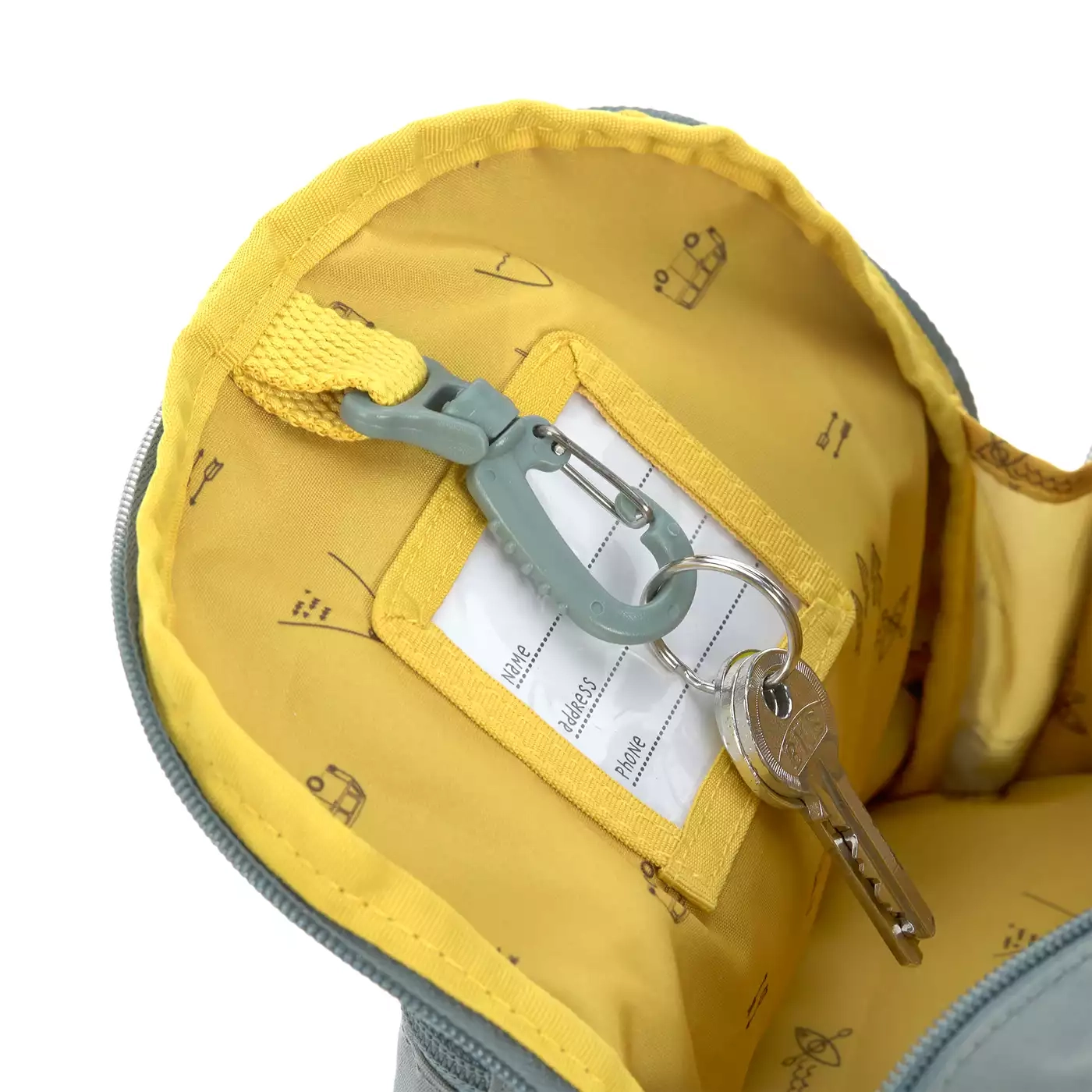 Kinderrucksäcke, LÄSSIG, Grün – Produktansicht