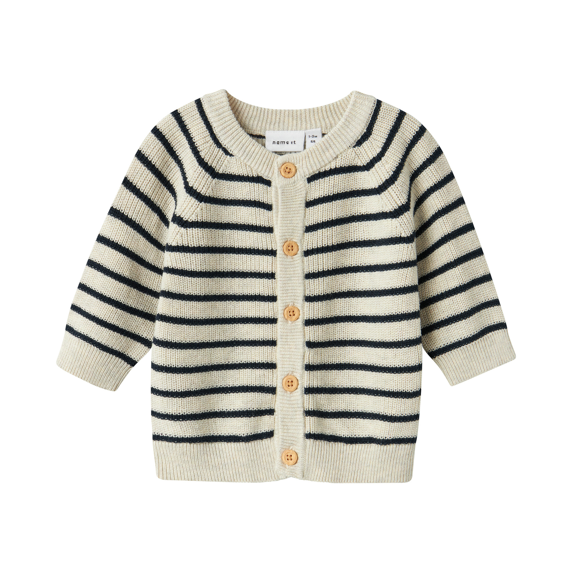 Sweat-, Fleece- & Strickjacken, name it, Beige – Besonderheit: aus 100% Bio-Baumwolle