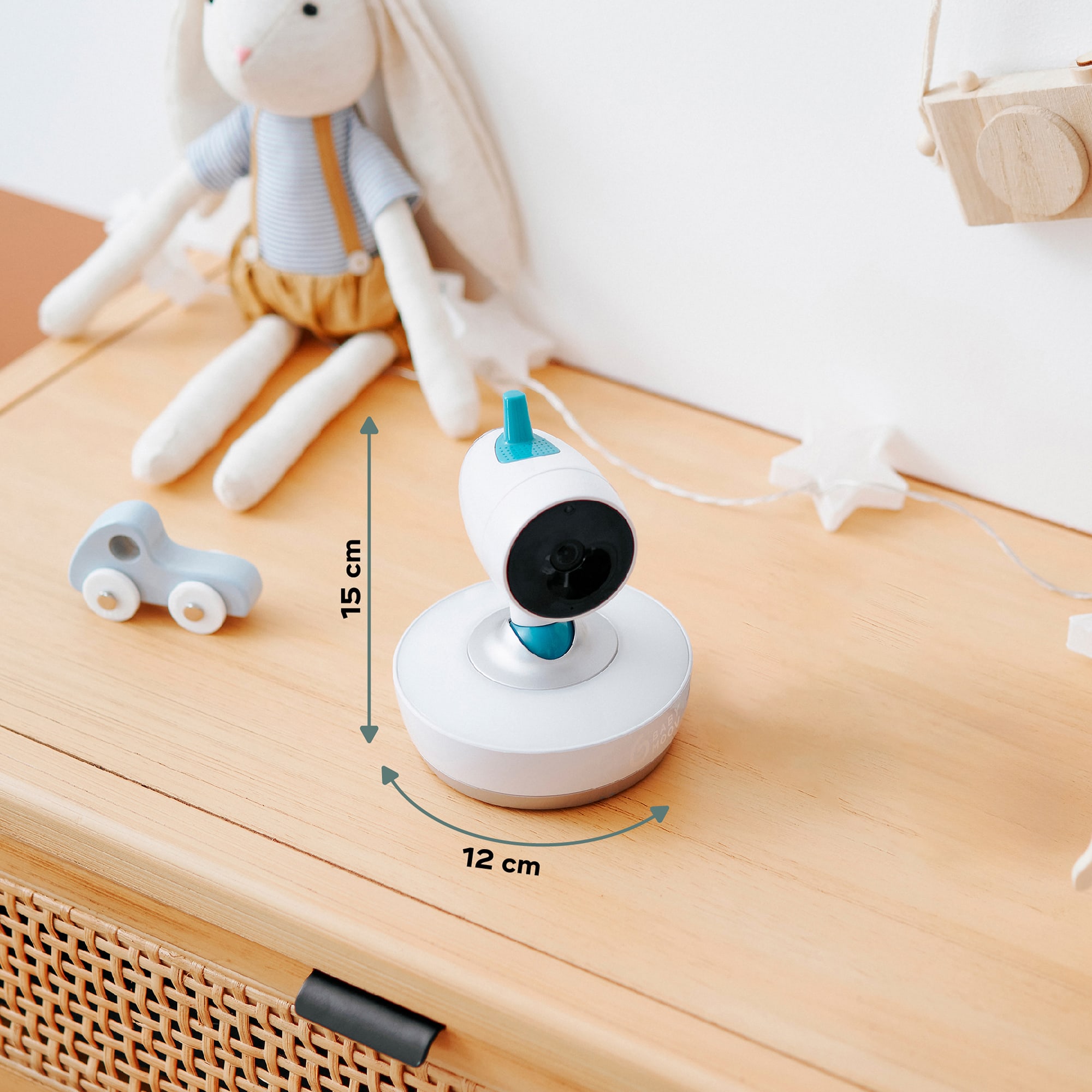 Video Babyphone, babymoov, Weiß – Produktansicht
