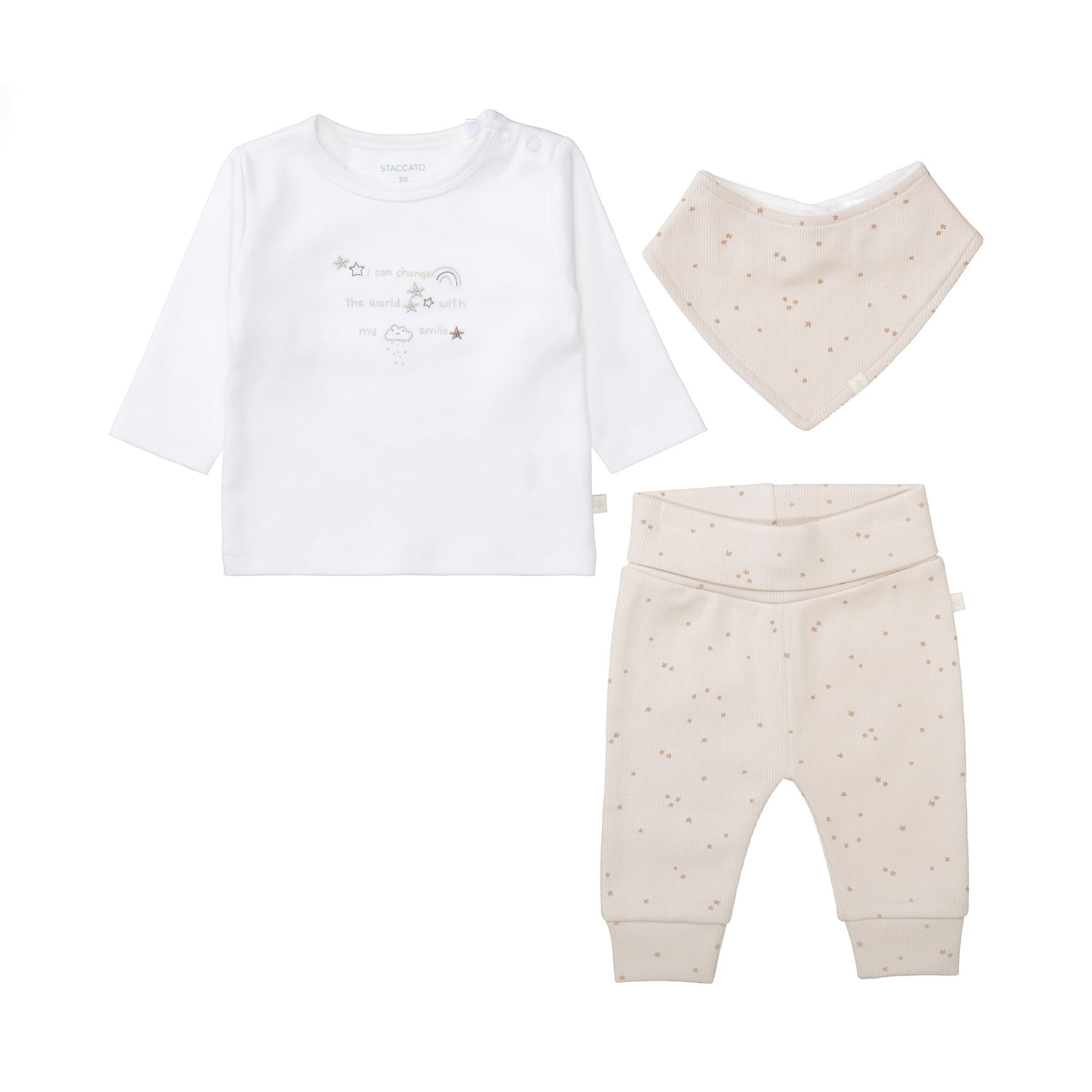 Langarmshirts, STACCATO, Beige – Produktansicht