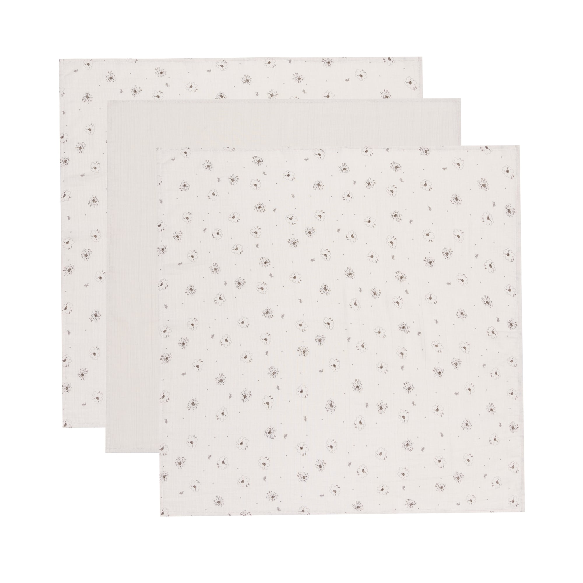 Mullwindeln, bébé-jou, Beige – Produktansicht