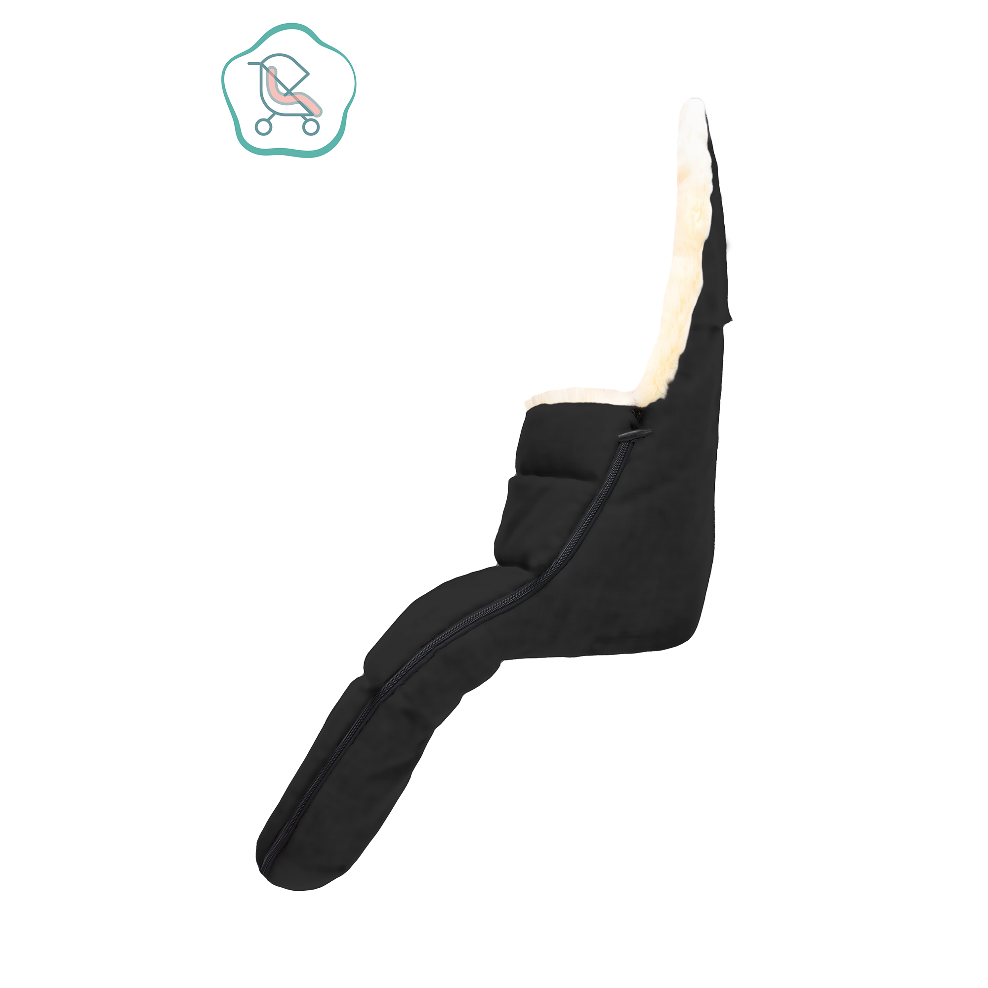 Fußsäcke & Decken, LITTLE ONE, Schwarz – Produktansicht