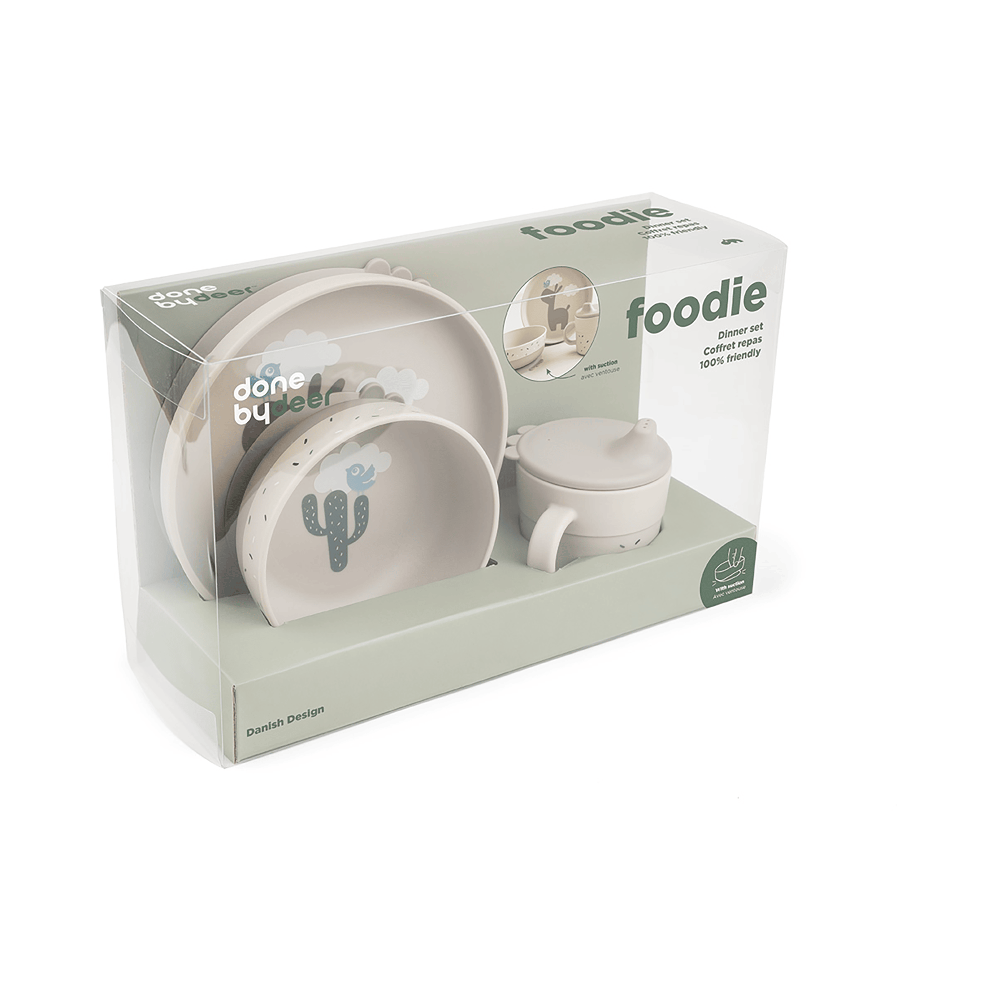 Kinderteller, done by deer, Beige – Produktansicht