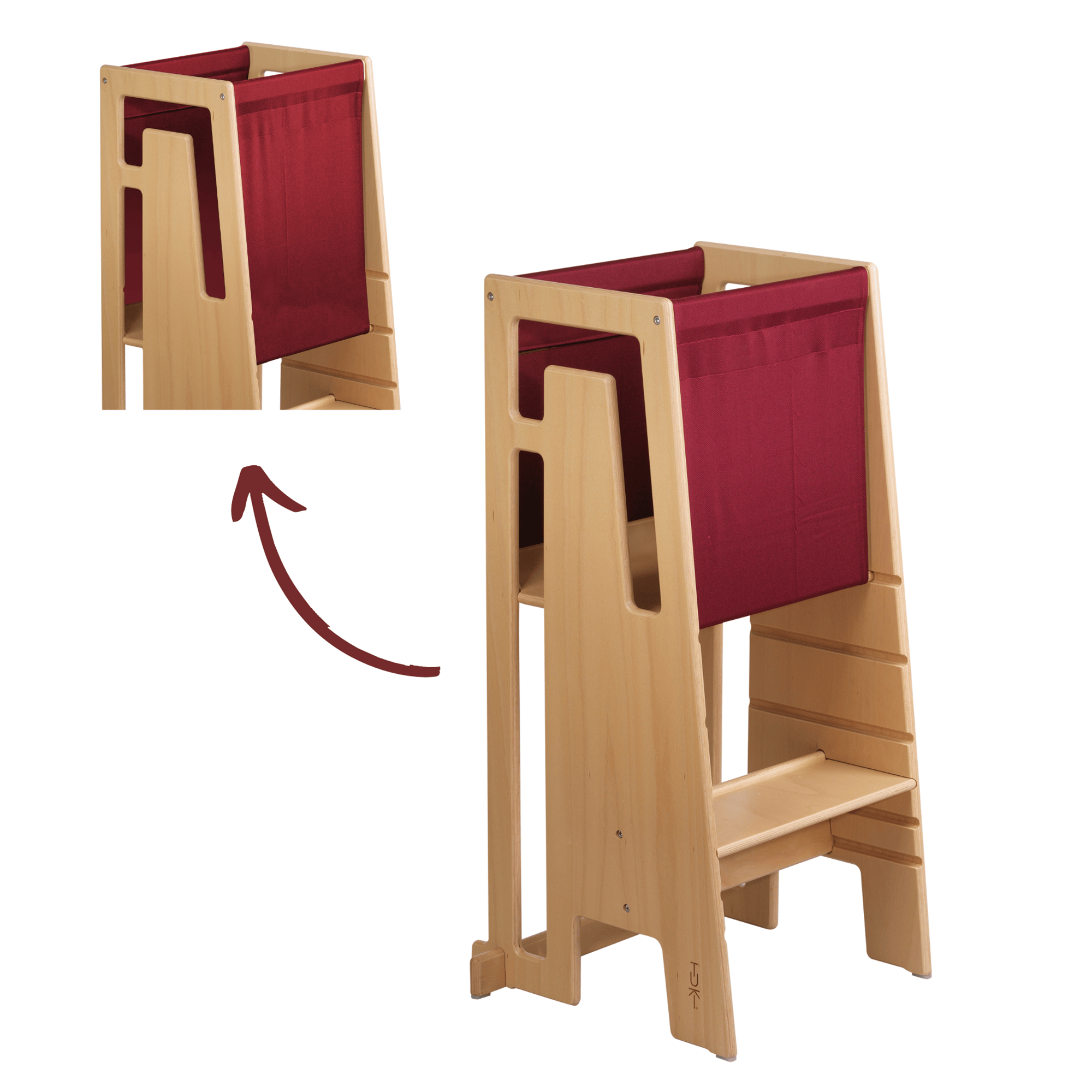 Lerntürme, TUKI, Rot – Besonderheit: passend für den Lernturm Tuki®
