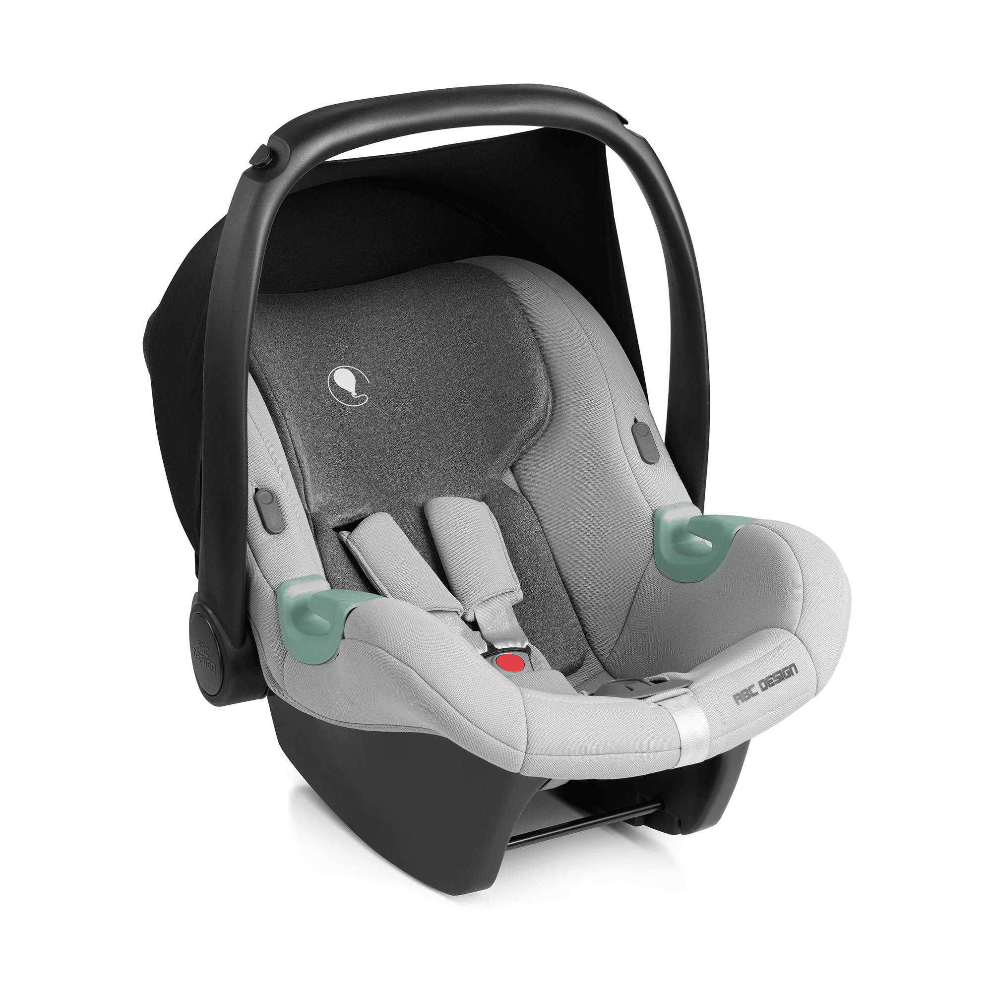 Babyschalen 0-13 kg, Gruppe 0+, ABC DESIGN, Grau – Produktansicht