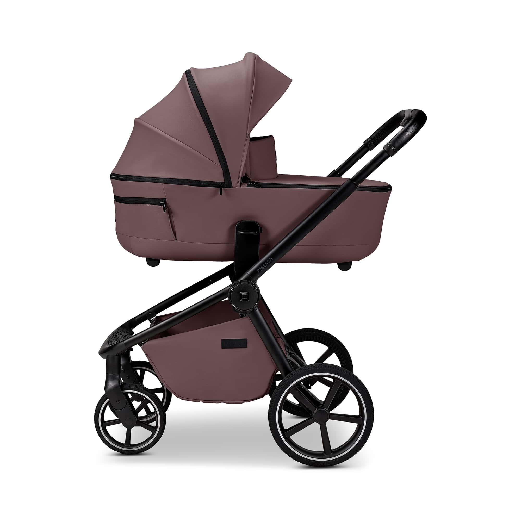 Kombi-Kinderwagen, MOON, Braun – Produktansicht