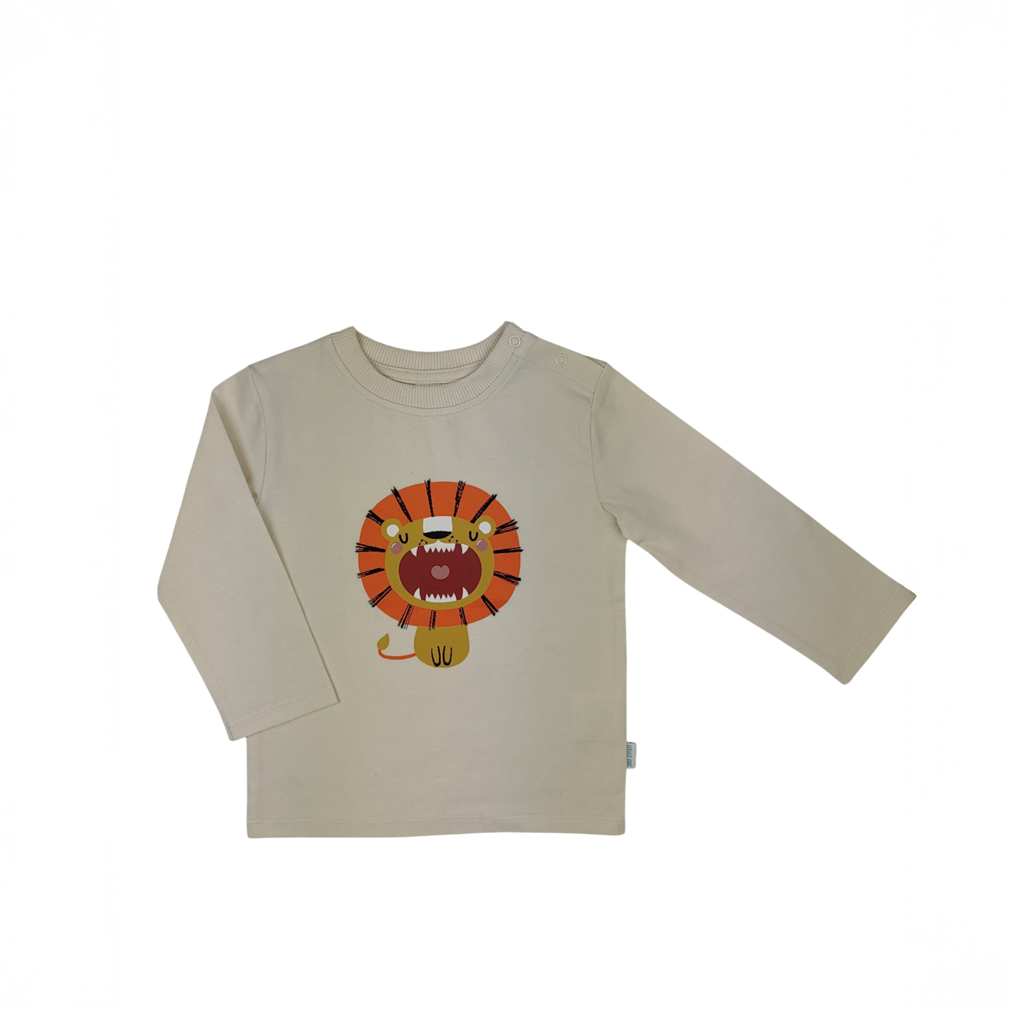 Langarmshirts, LITTLE ONE, Beige – Besonderheit: aus 95% Baumwolle