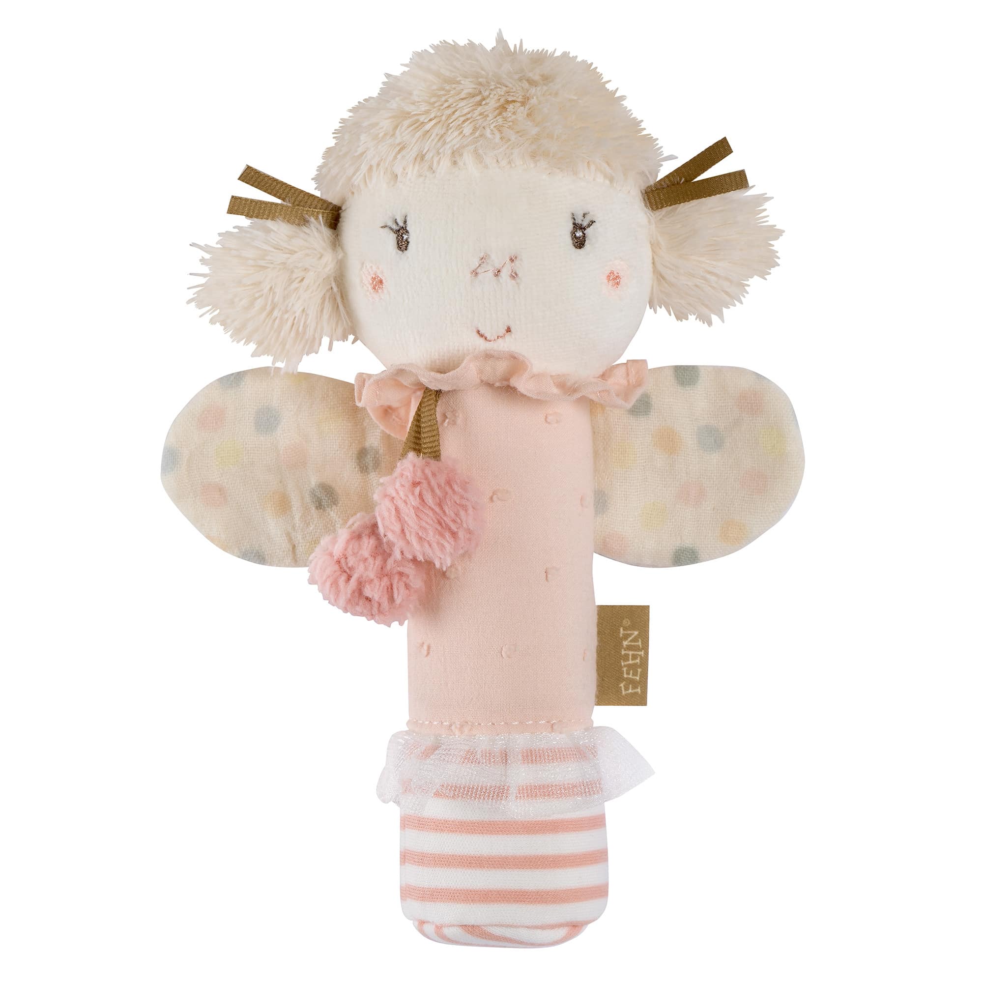 Rasseln & Greiflinge, fehn, Pink – Besonderheit: mit Quietsche und Rassel