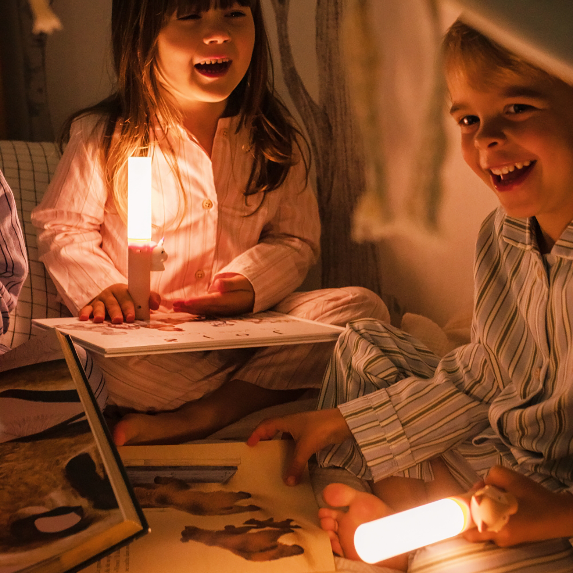 Nachtlichter, ZOOFAMILY, Beige – Produktansicht