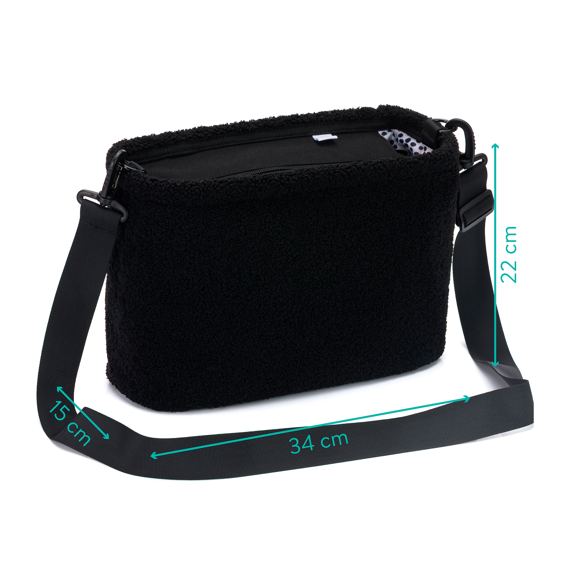 Wickeltaschen, LITTLE ONE, Schwarz – Produktansicht