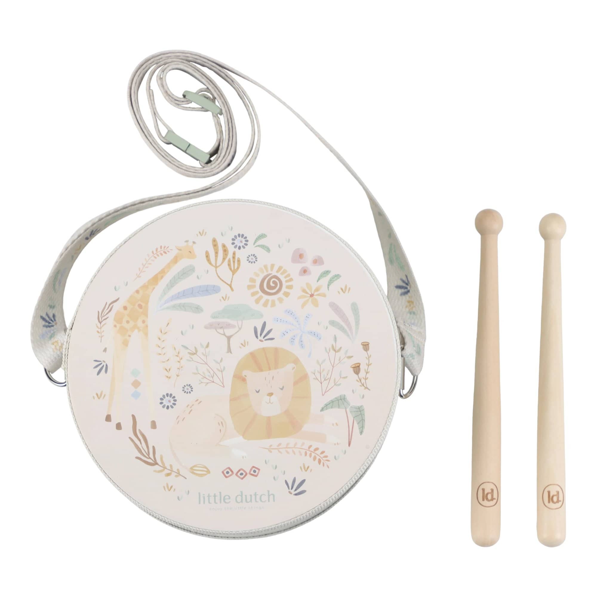 Trommeln, LITTLE DUTCH, Blau – Produktansicht