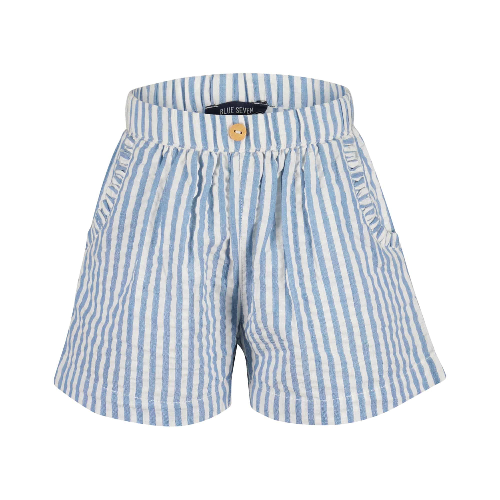 Kurze Hosen, blue seven, Blau – Besonderheit: aus 100% Baumwolle