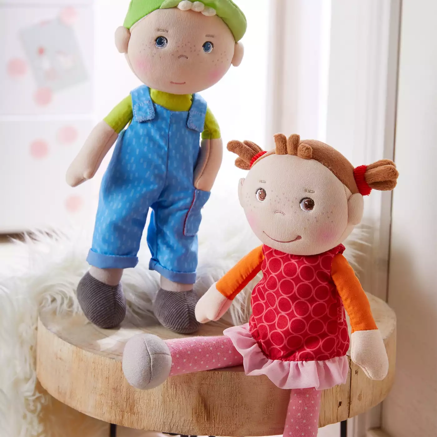 Puppen & Puppenwagen, HABA, Rot – Produktansicht