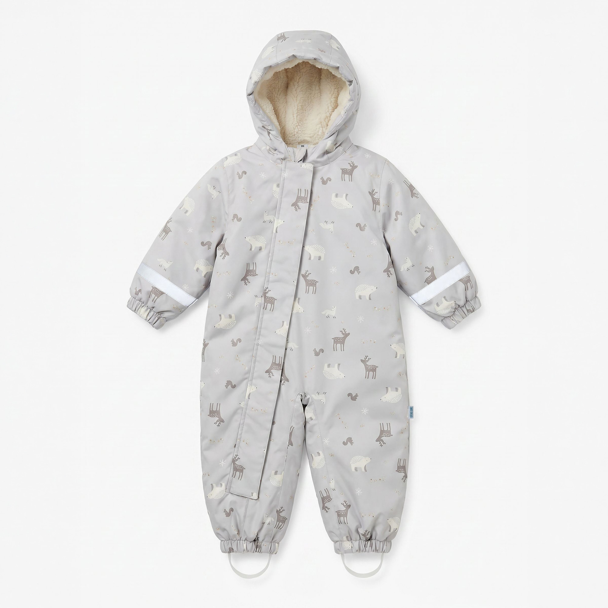 Schneeanzüge, LITTLE ONE, Grau – Besonderheit: Oeko-Tex Standard 100 zertifiziert (Zertifizierungsnummer 08.0.60350 Hohenstein HTTI)