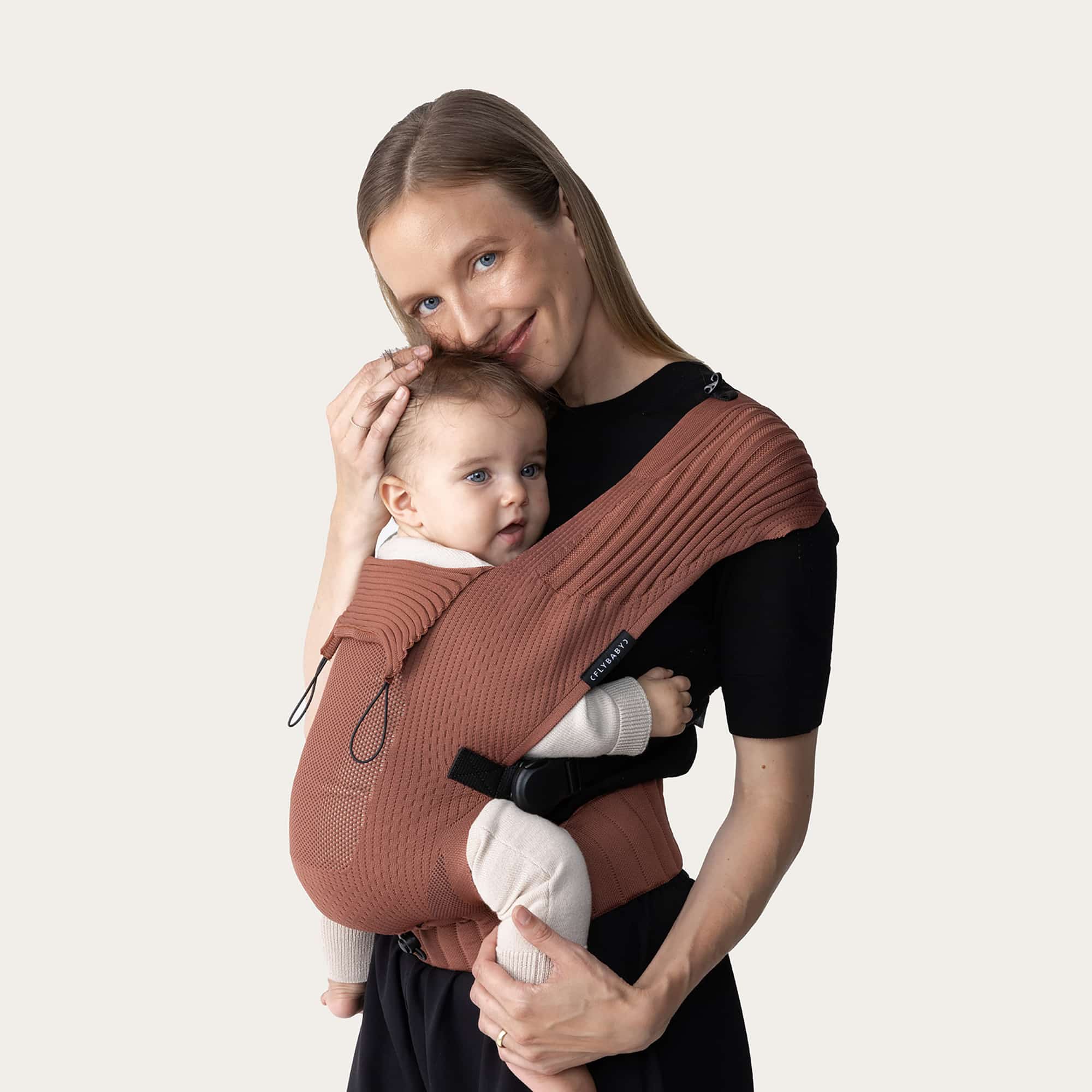 Babytragen, FLYBABY, Braun – Produktansicht