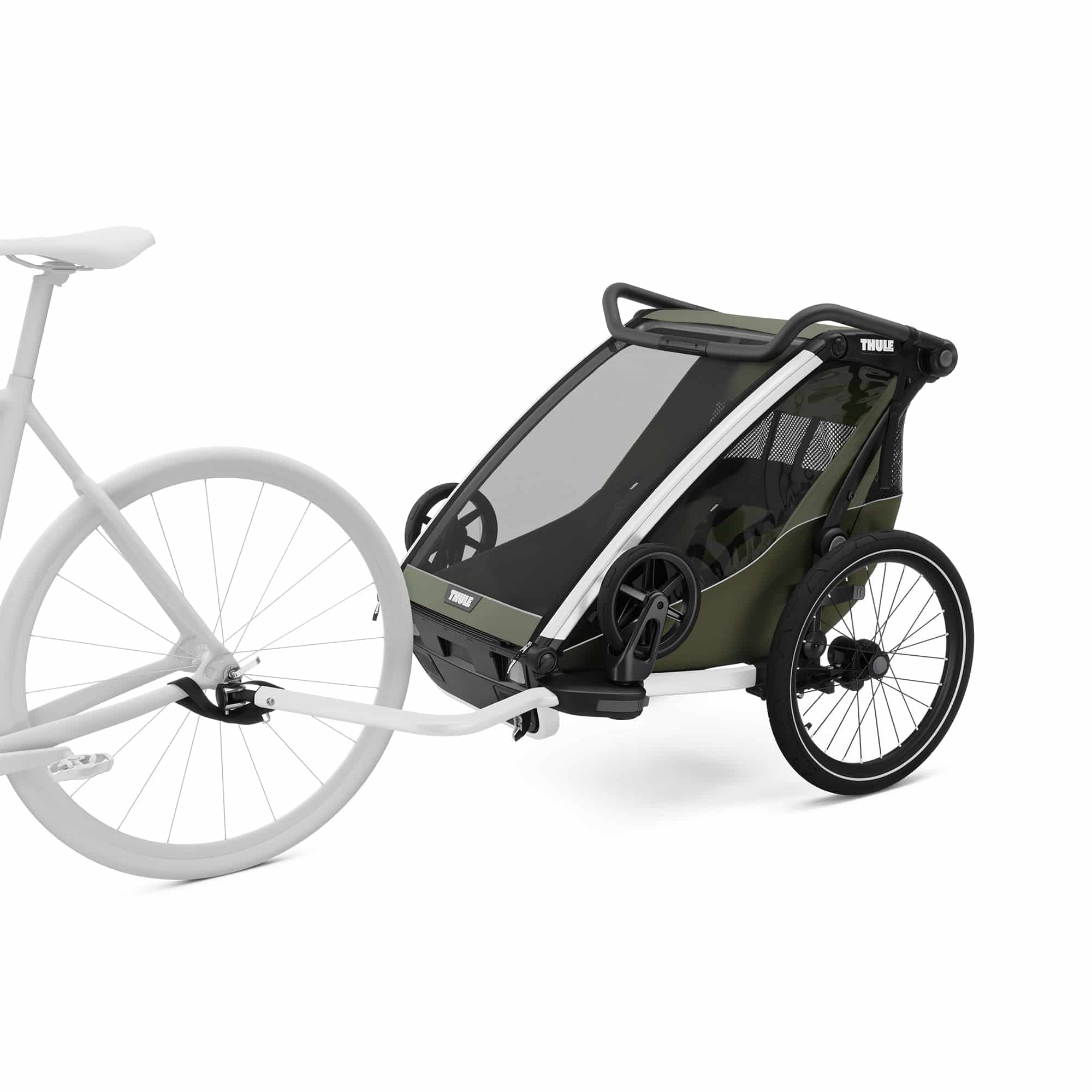 Fahrradanhänger, THULE, Grün – Produktansicht