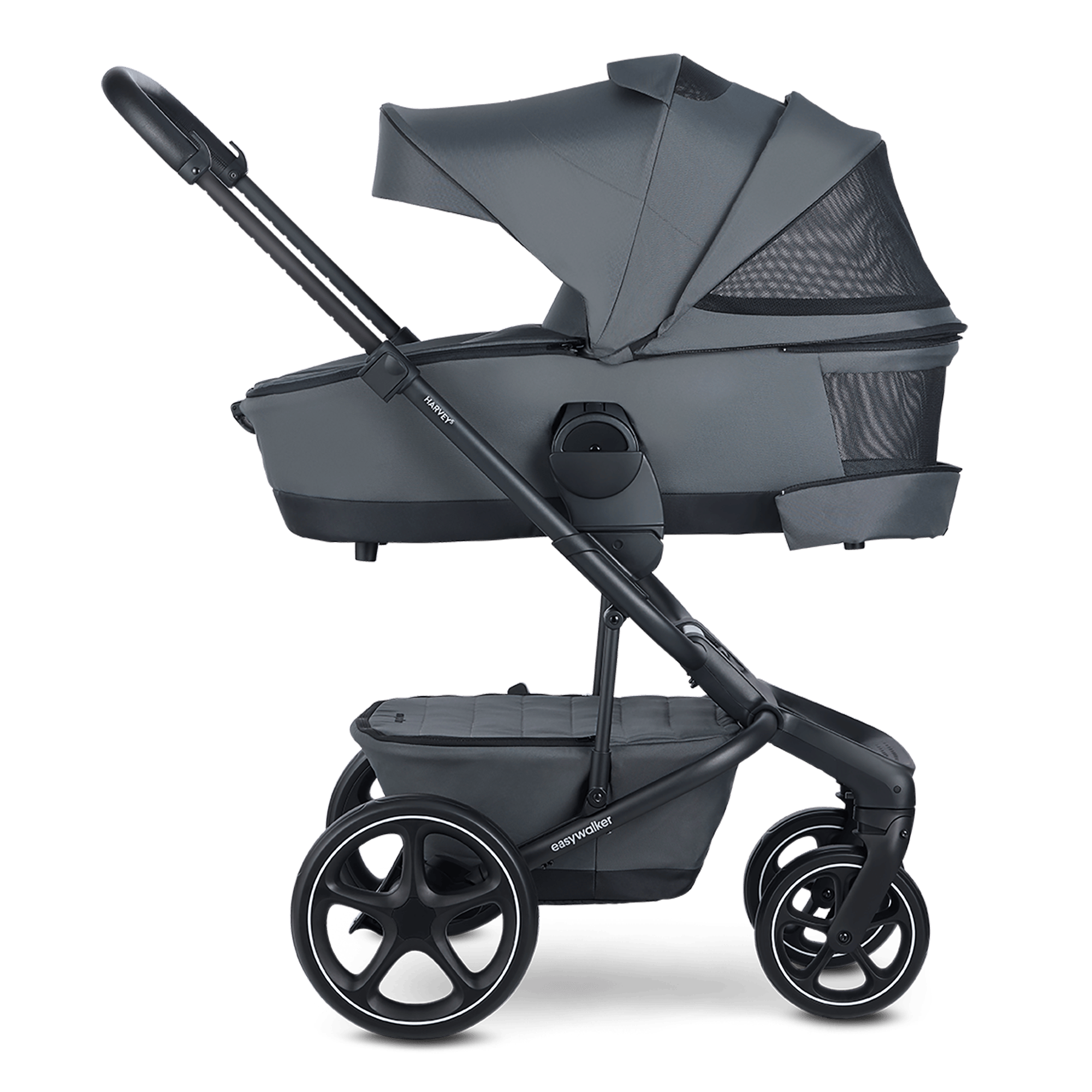 Kombi-Kinderwagen, easywalker, Grau – Produktansicht