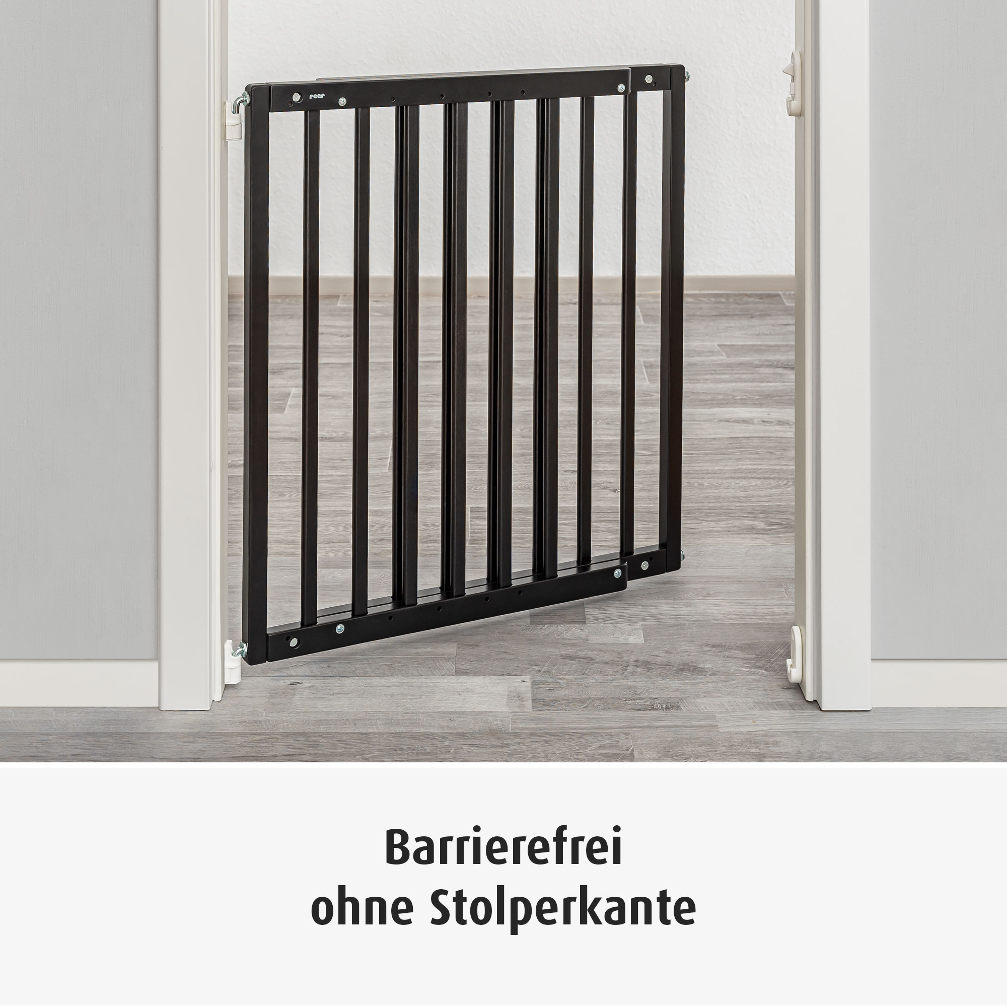 Tür- & Treppenschutzgitter, reer, Schwarz – Produktansicht
