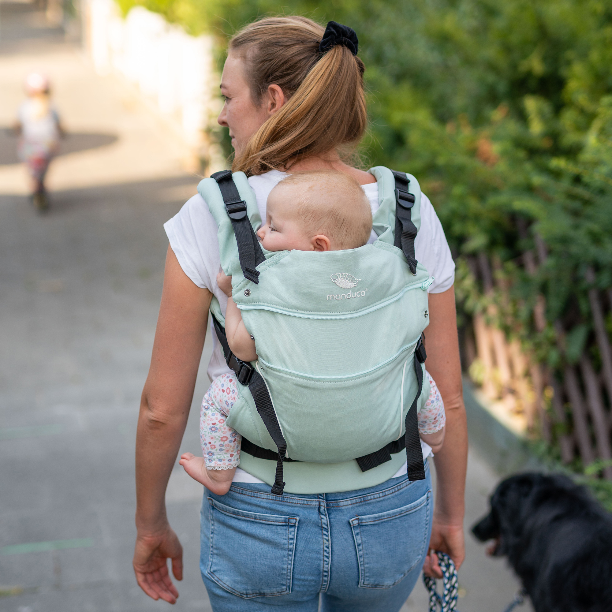 Babytragen, manduca, Grün – Produktansicht