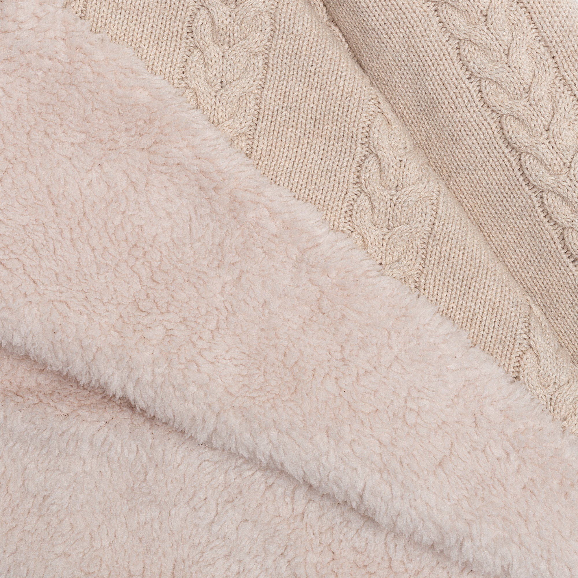 Strickdecken, JACKY, Pink – Produktansicht