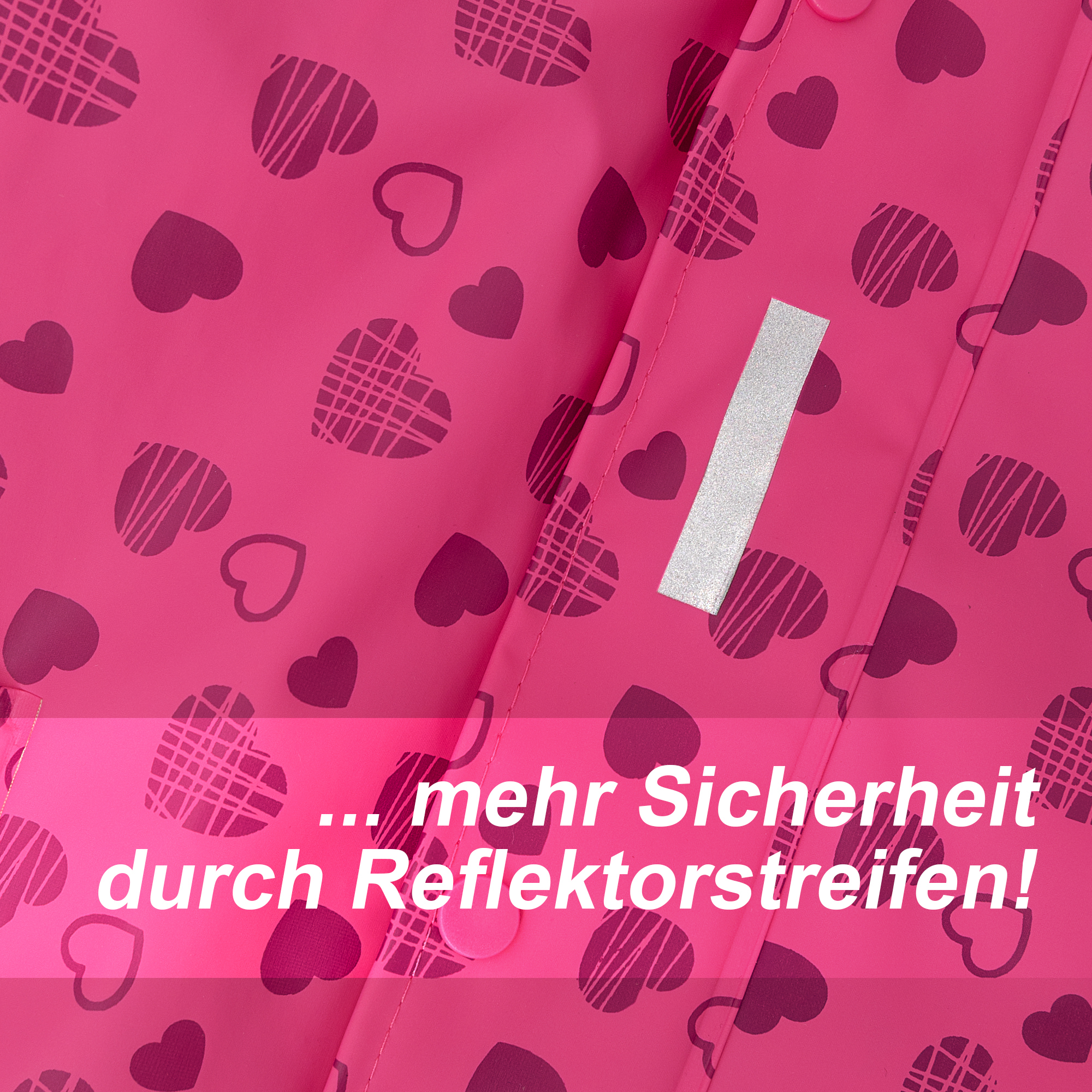 Regenjacken, Playshoes, Pink – Produktansicht