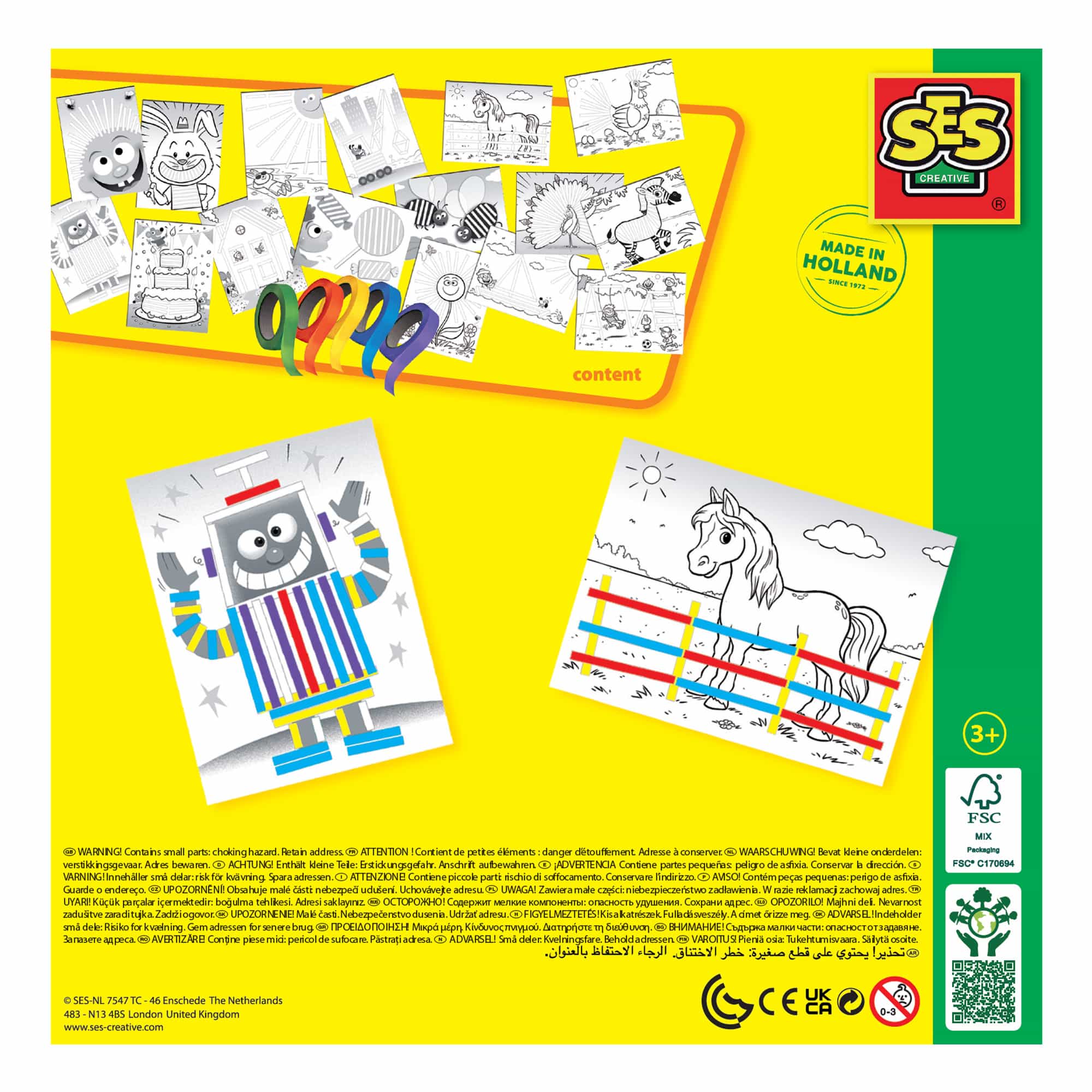 Malen & Kneten, SES CREATIVE, Gelb – Produktansicht