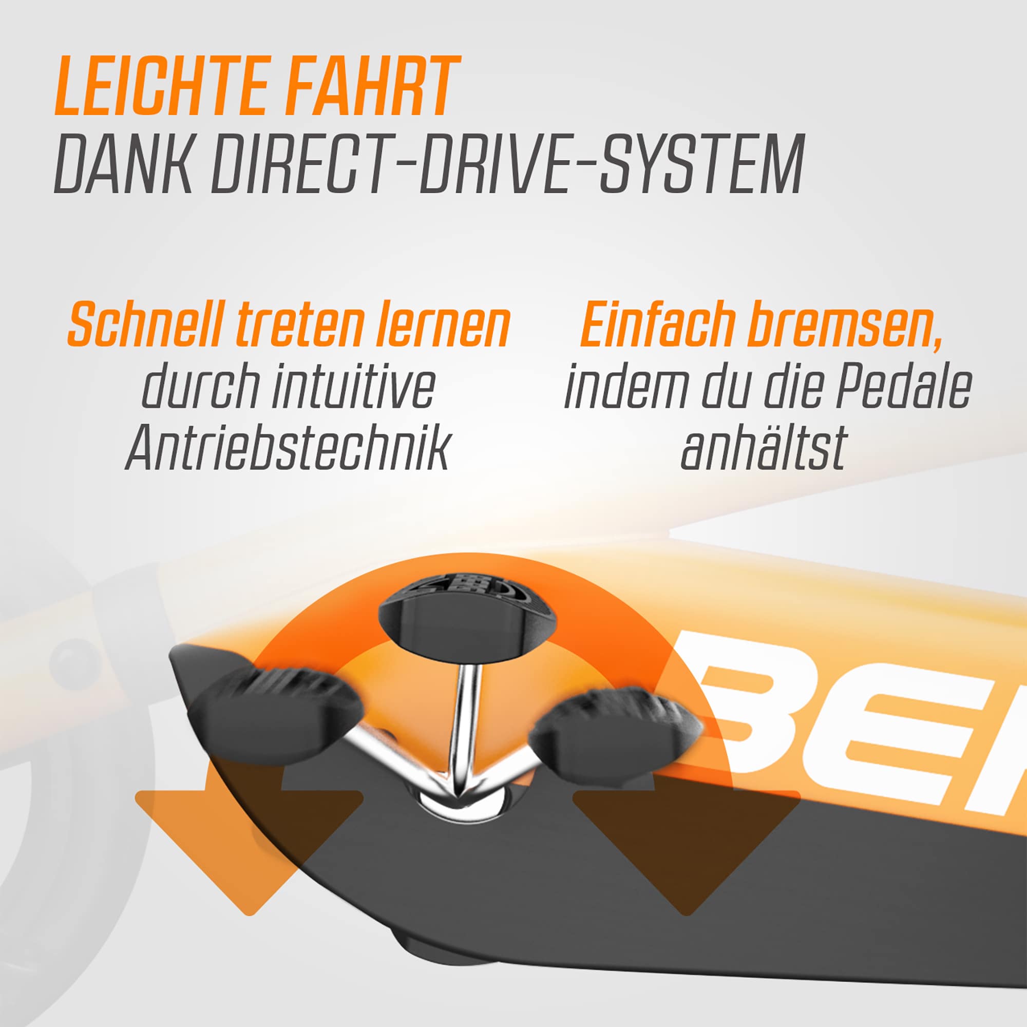 Kinderfahrzeuge, BERG, Orange – Produktansicht