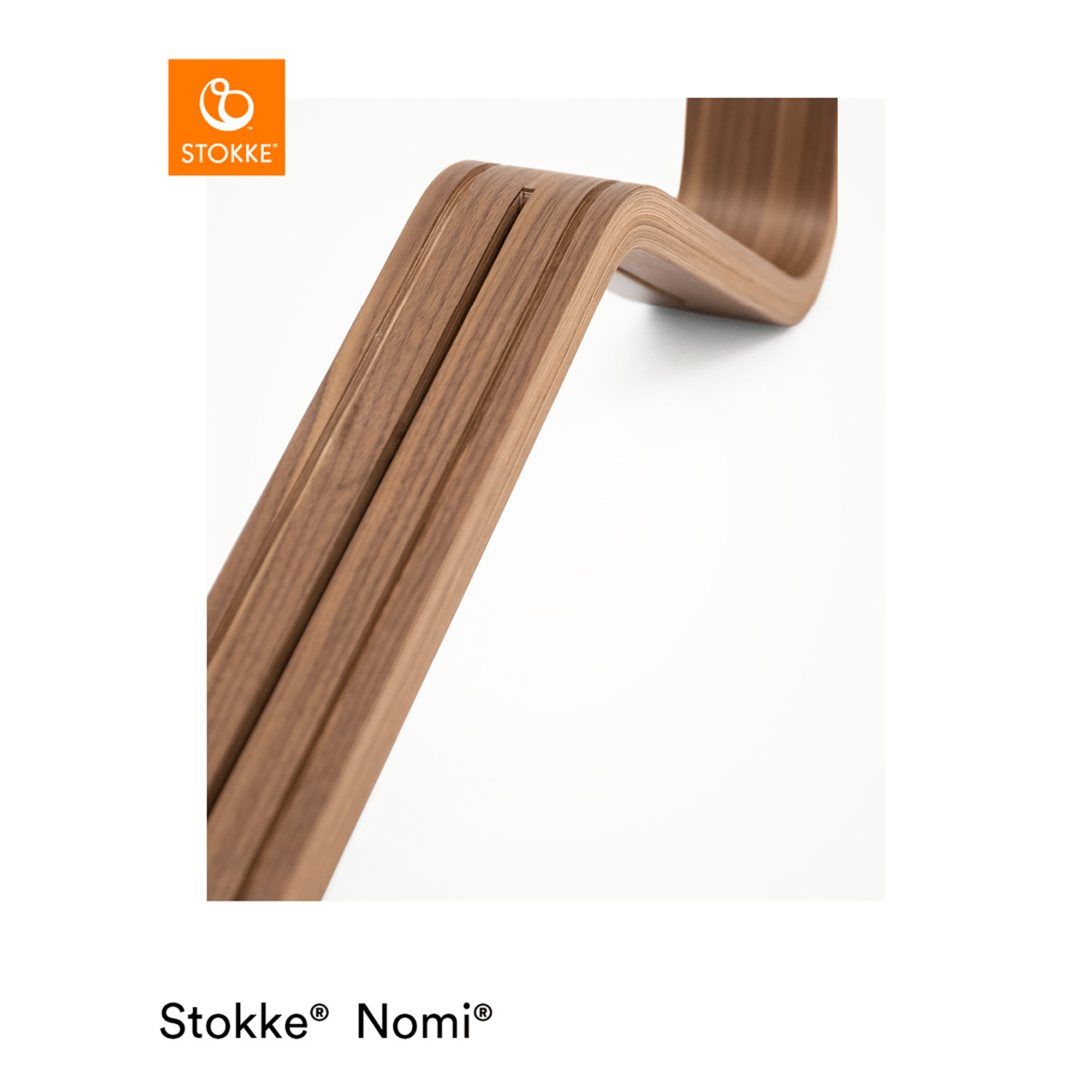 Nomi® Hochstuhl Walnut White STOKKE Weiß Weiß 2000584227501 2