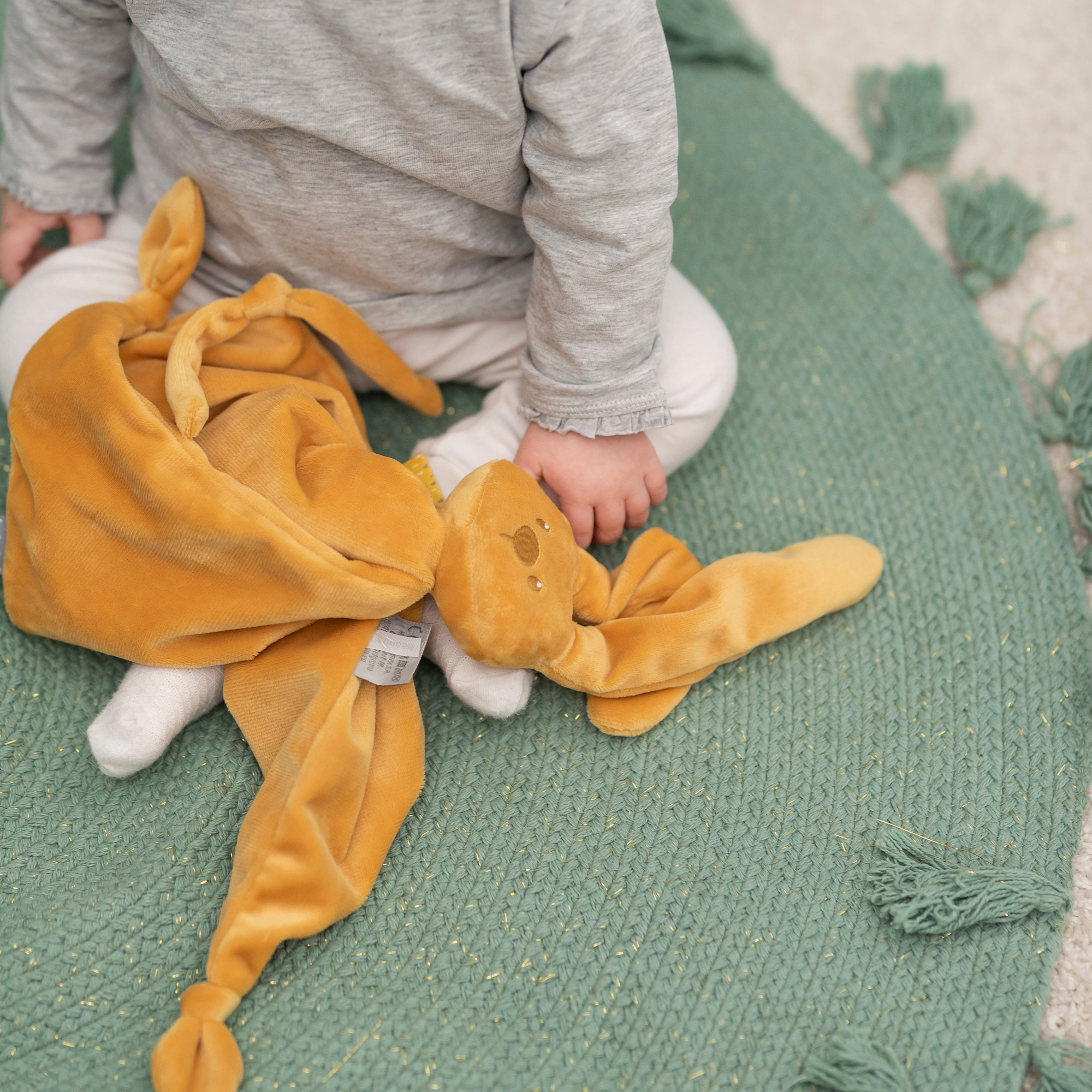 Schmusetücher, Nattou, Gelb – Produktansicht