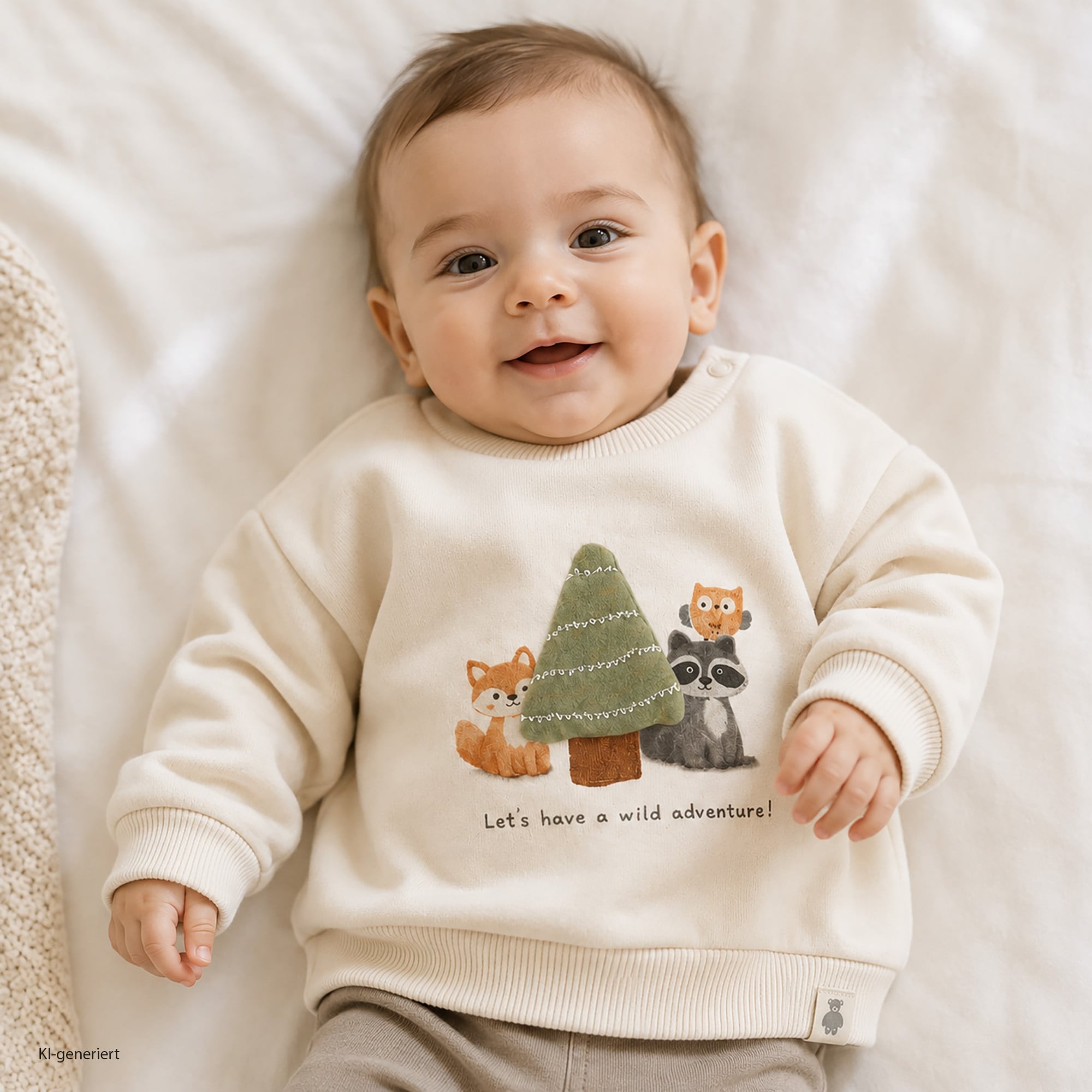 Pullover & Sweatshirts, LITTLE, Weiß – Produktansicht