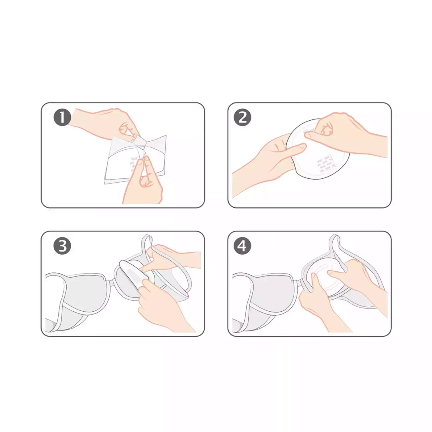 Stilleinlagen, NUK, Weiß – Produktansicht
