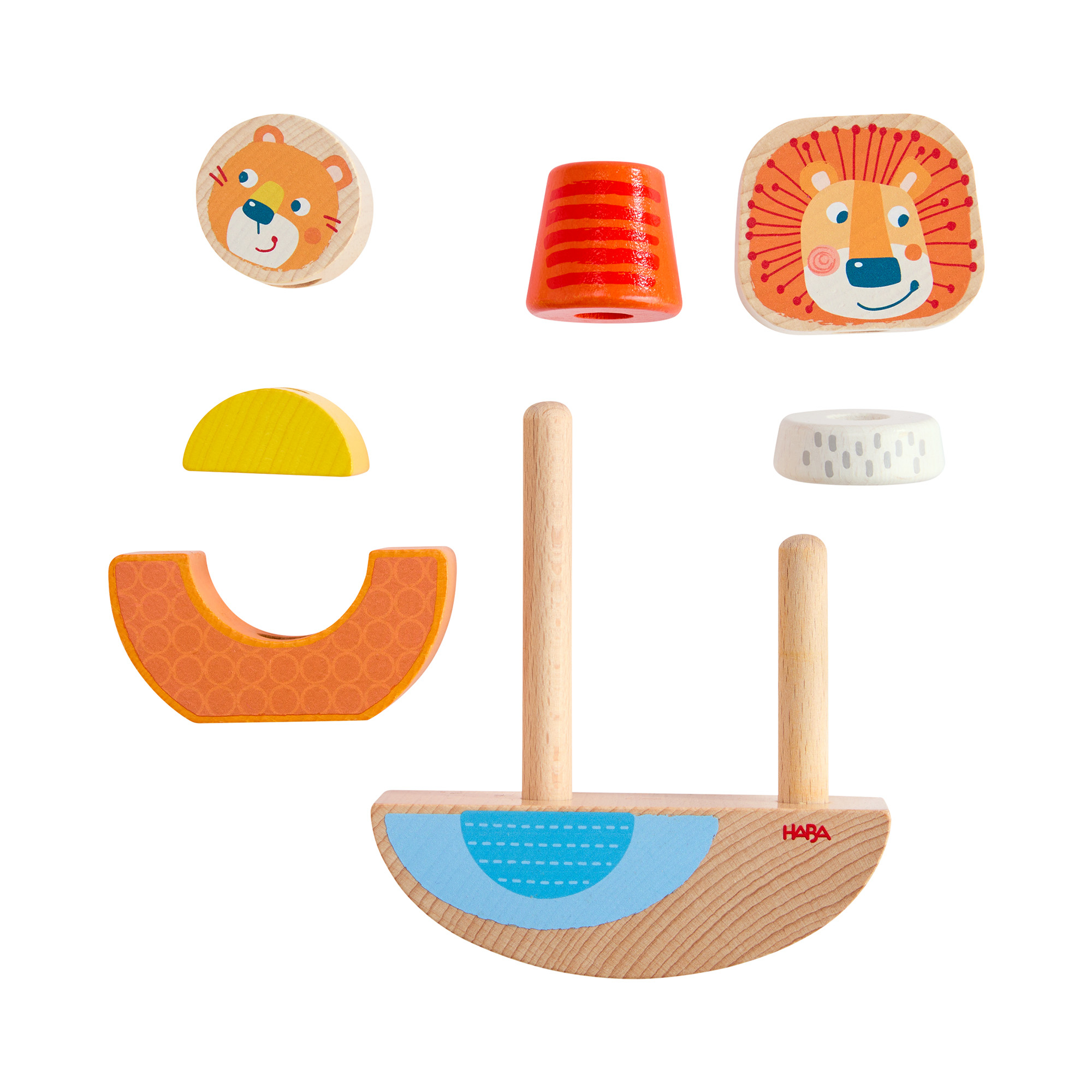 Steckspielzeug, HABA, Orange – Produktansicht