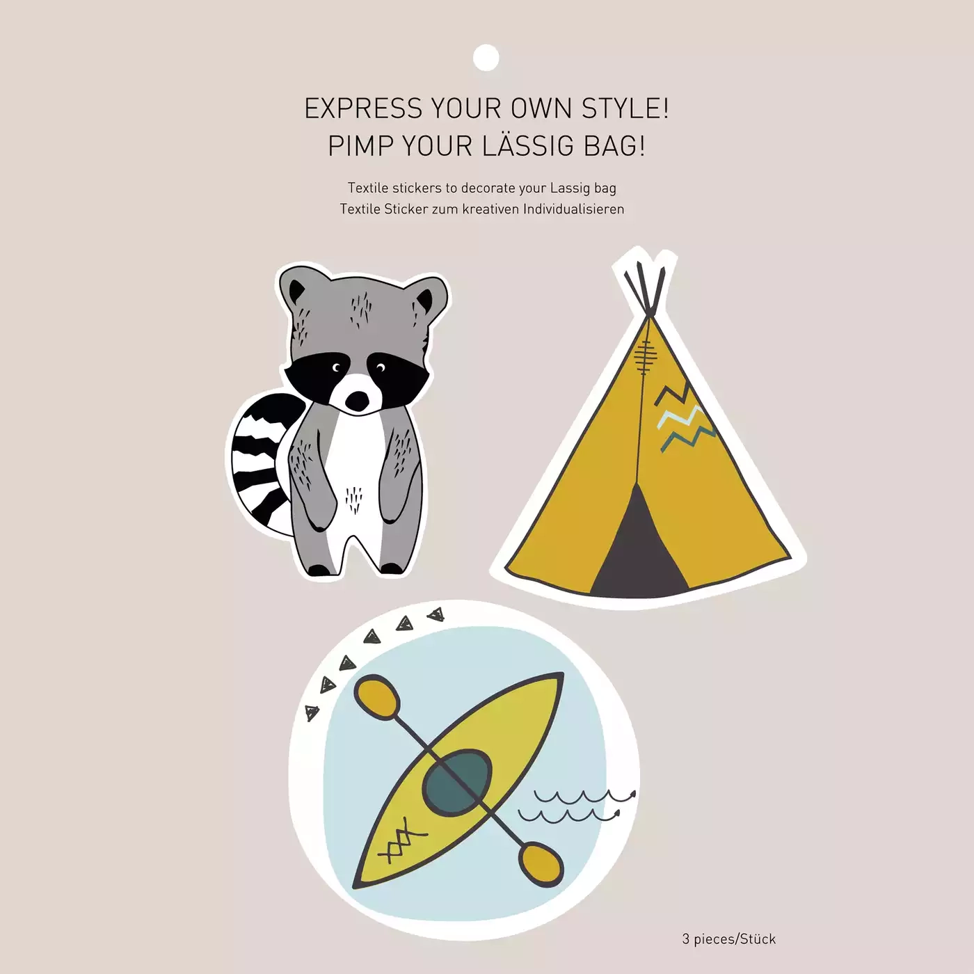 Kinderrucksäcke, LÄSSIG, Grün – Produktansicht