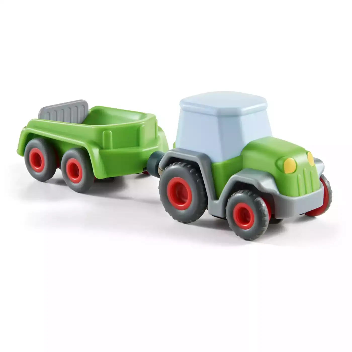 Kullerbü – Traktor mit Anhänger HABA Grün Grün 2000579380808 1