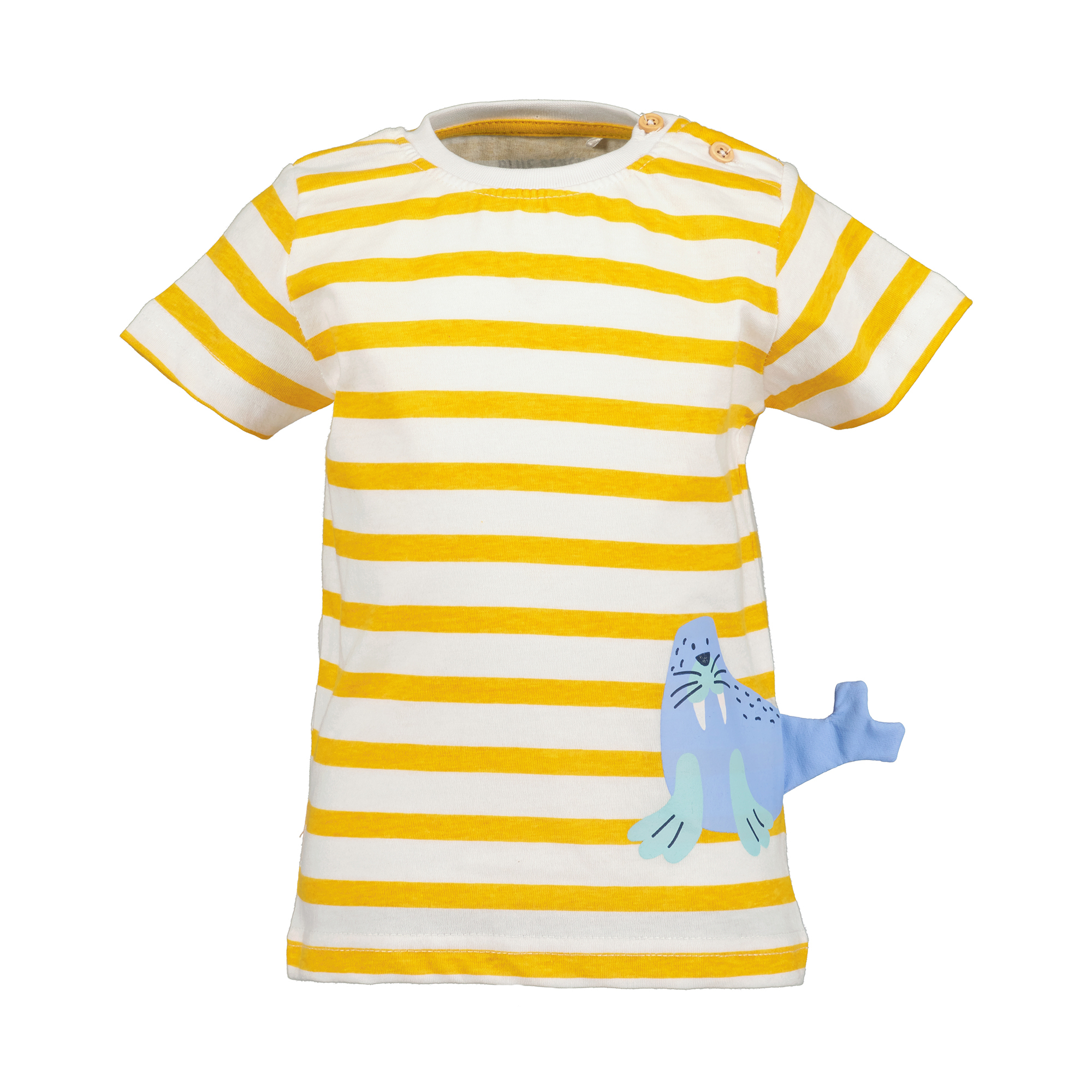 Kurzarmshirts, blue seven, Weiß – Produktansicht