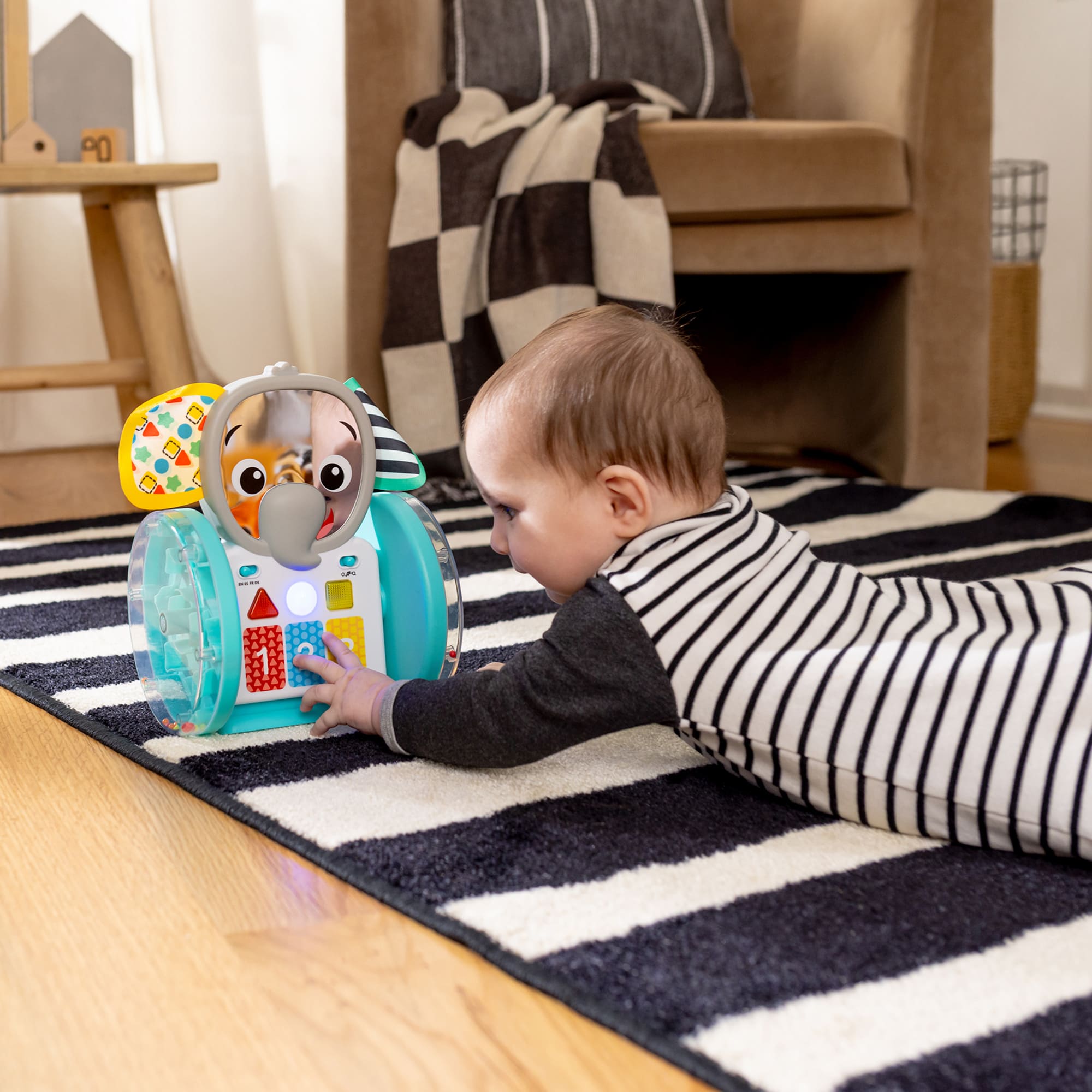 Babyspielzeug, baby einstein, Grau – Produktansicht