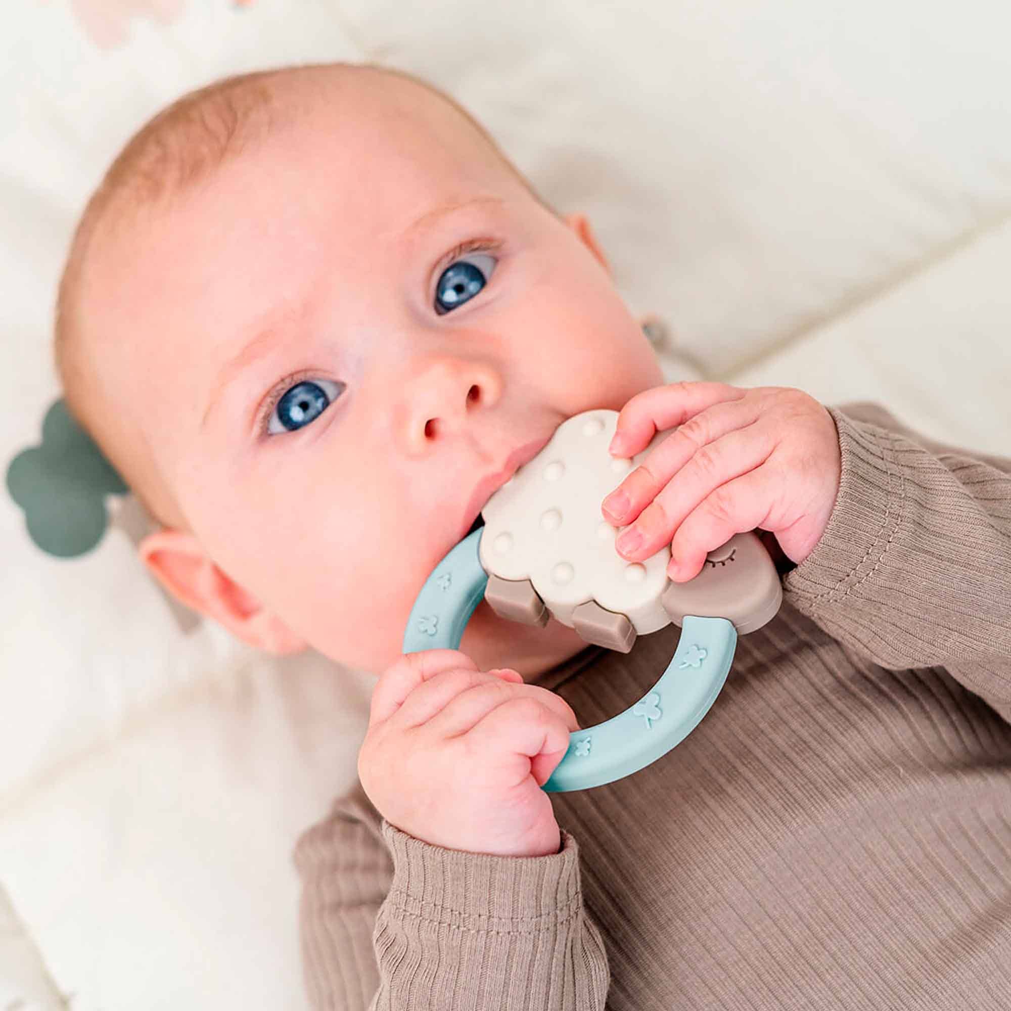 Beißringe, done by deer, Blau – Besonderheit: beruhigt beim Zahnen