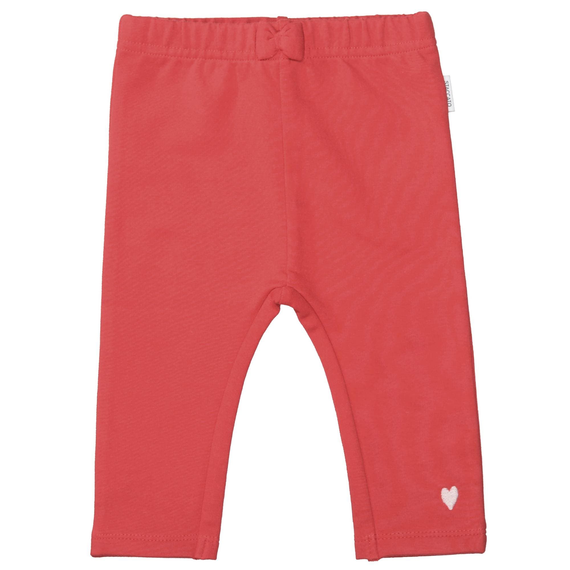 Leggings, STACCATO, Rot – Besonderheit: aus 95% Baumwolle