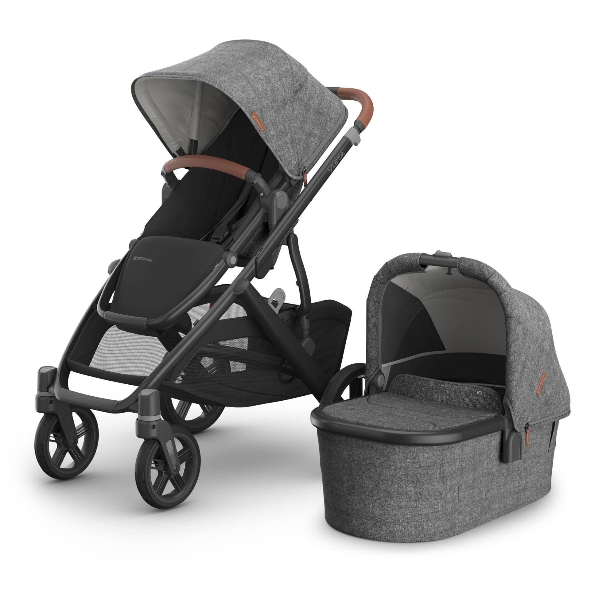 Kombi-Kinderwagen, UPPAbaby, Grau – Produktansicht