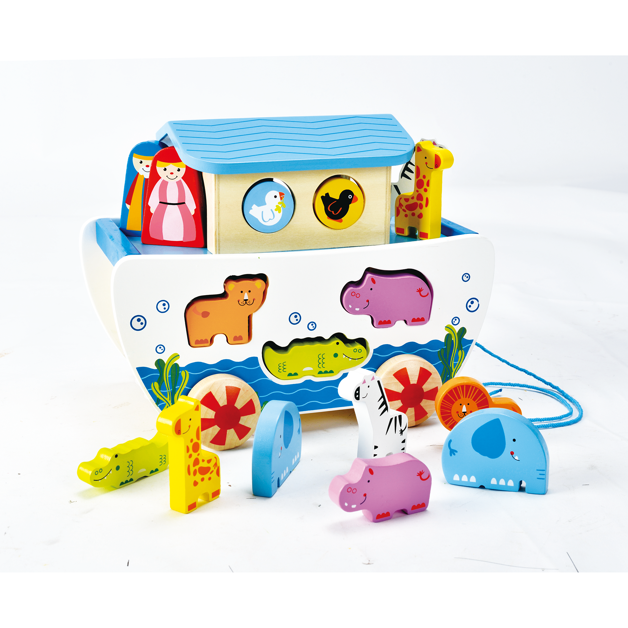 Schiebetiere, Hape, Mehrfarbig – Produktansicht