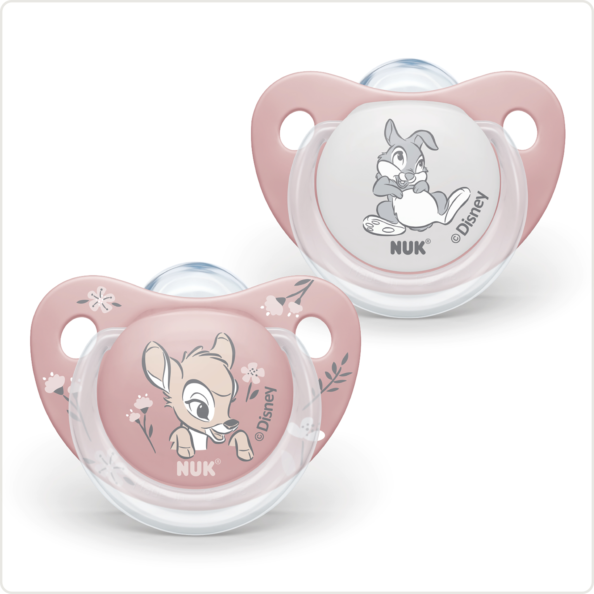 Beruhigungssauger Disney Bambi 6 - 18 Monate NUK Pink Rosa 2000583101208 1